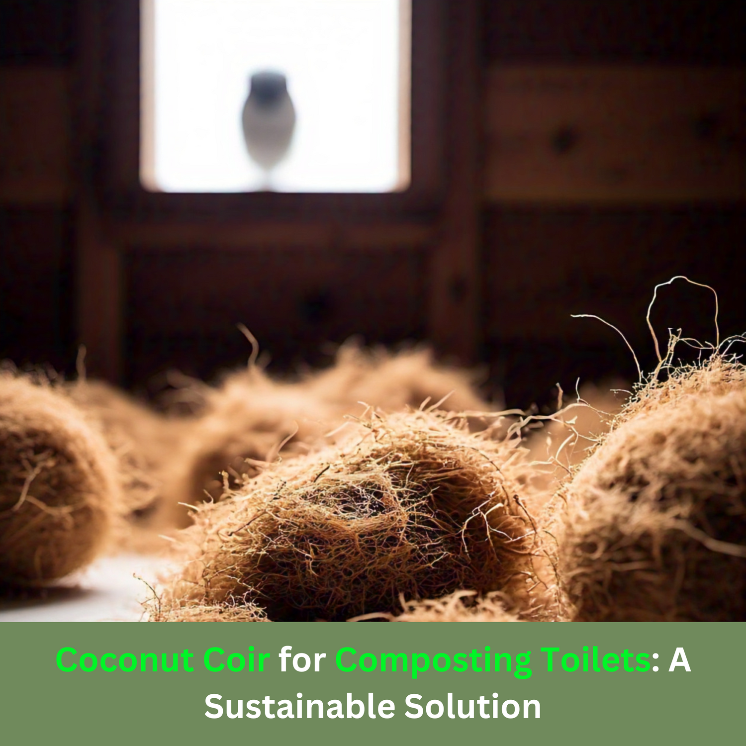 Coconut Coir for Composting Toilets: A Sustainable Solution