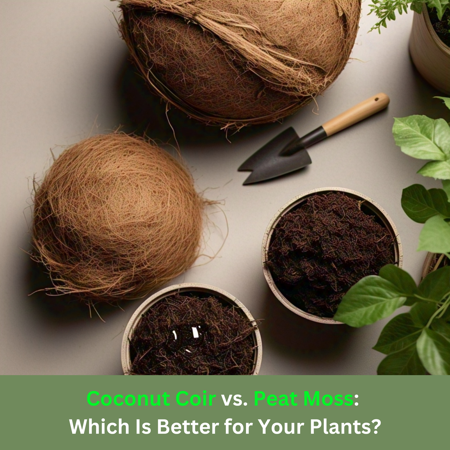 Coconut Coir vs. Peat Moss: Which Is Better for Your Plants?