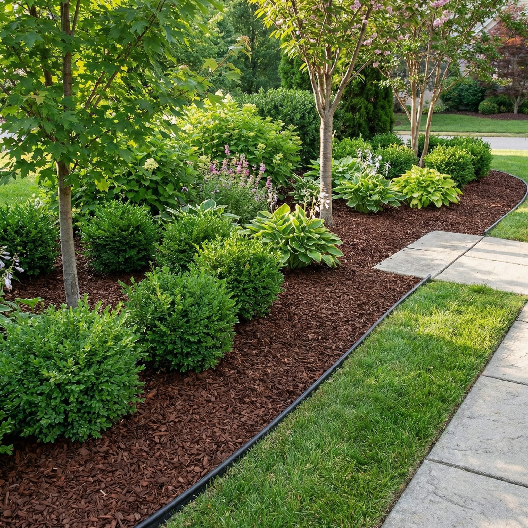 Viagrow Brown Rubber Playground & Landscape Mulch, 75 cf pallet / 50 bags 1.5cf each / 2.77 Cubic Yards / 2000lbs