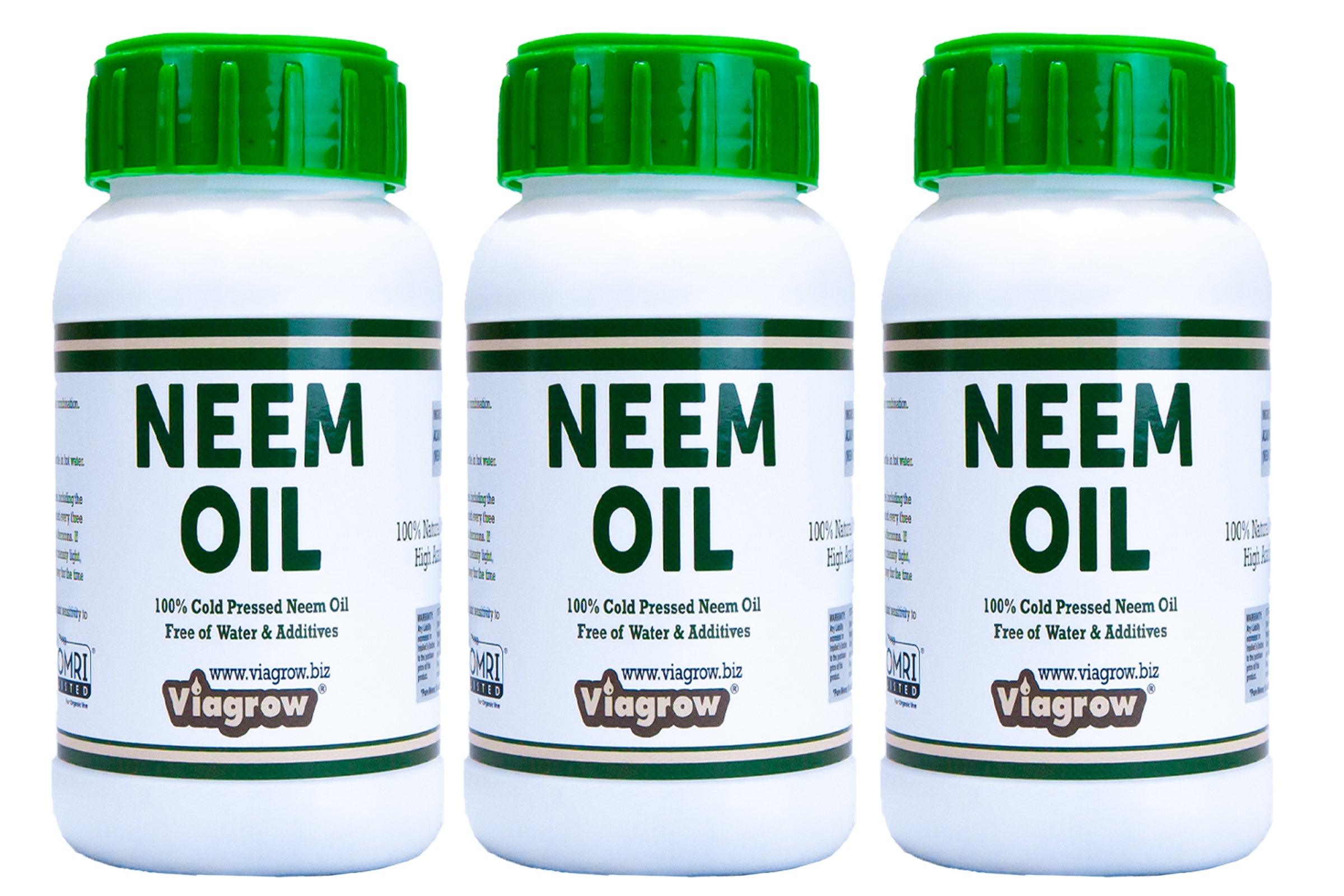 Viagrow 8 oz. Organic Cold Pressed Neem Oil Seed Extract Natural Plant Protection (Case of 40)