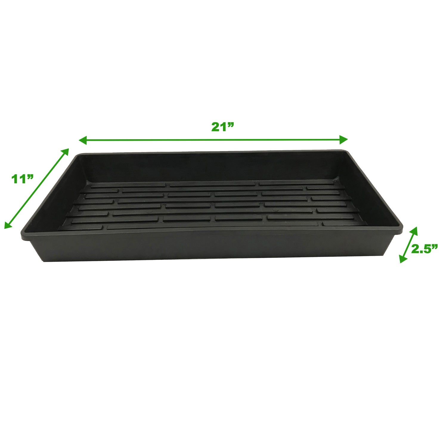 Viagrow 10 in. x 20 in. Black Plastic Extra-Strength Quad Seed Starter Plant Support Planter Accessory (Packs)