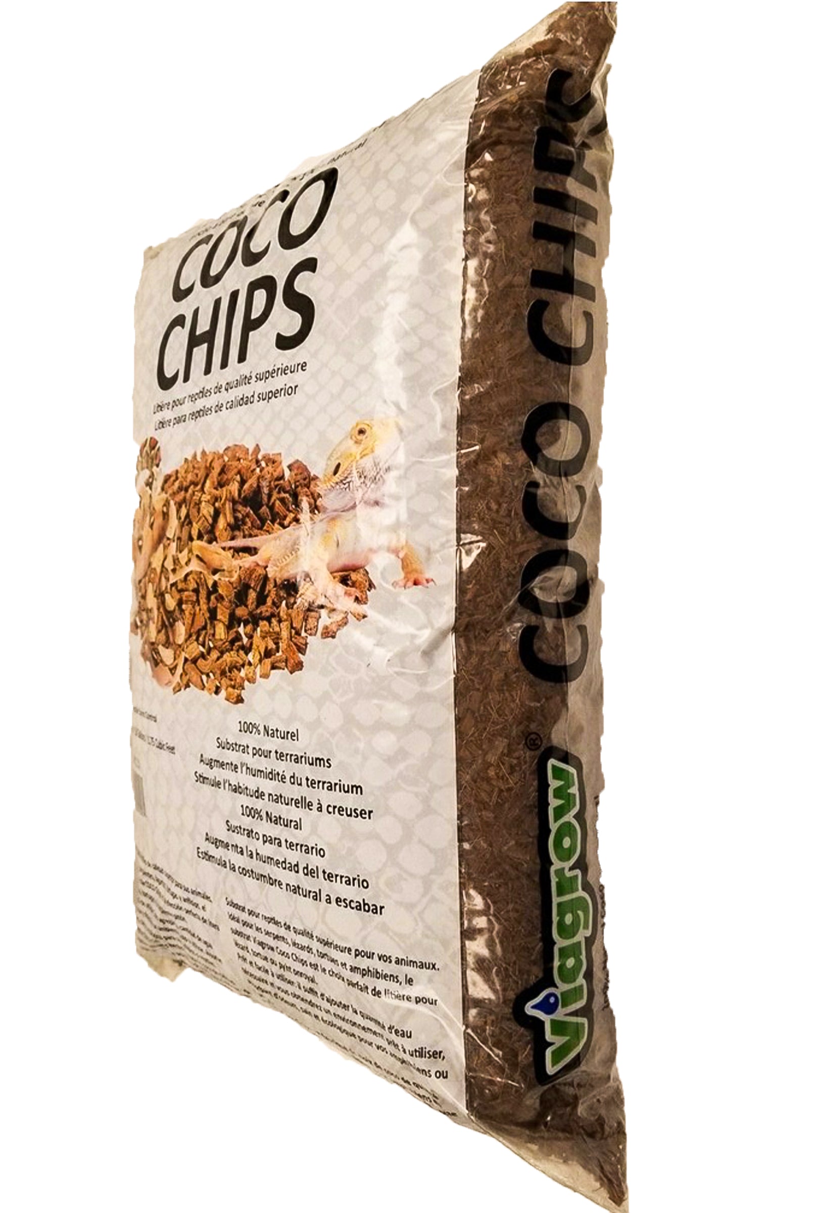 Viagrow 1.75 cu. ft. (50L) Coco Chips Premium Reptile Substrate (Packs)