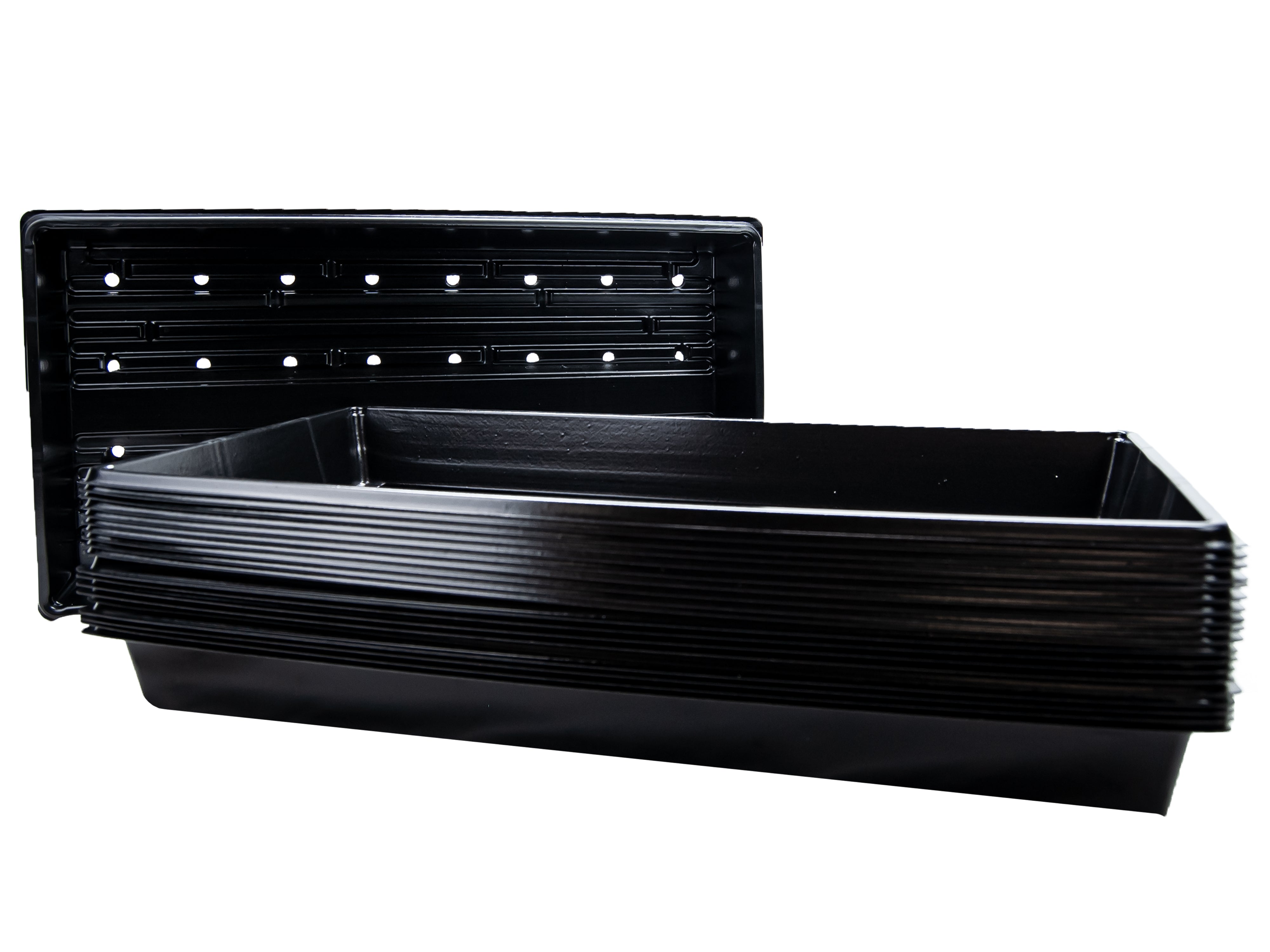 Viagrow 10 in. x 20 in. Propagation Starter Seedling Trays with Holes