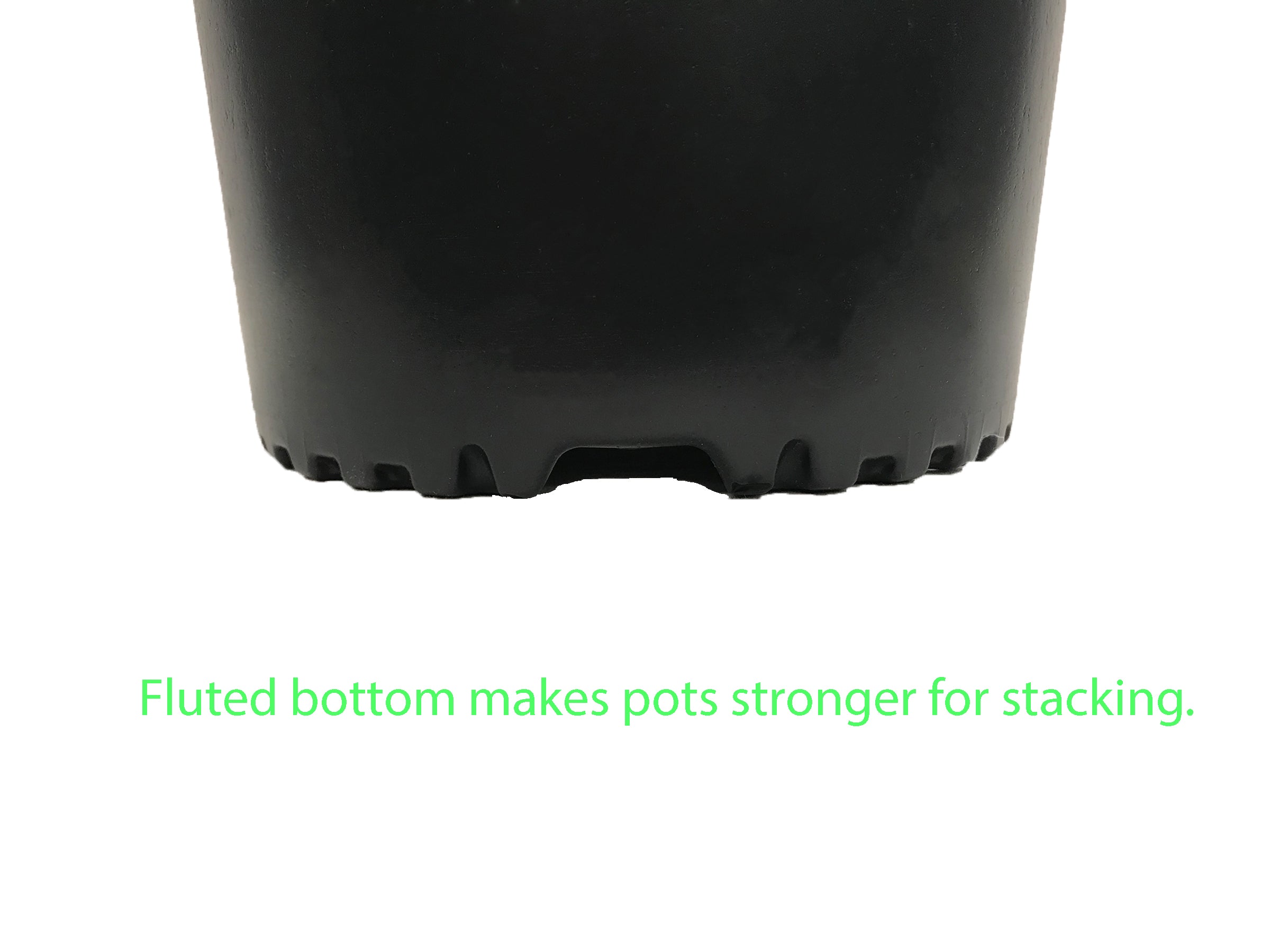 Viagrow 2 gal. 9.5 in. L x 7.5 in. W x 8.125 in. H Black Indoor/Outdoor Plastic Nursery Pot