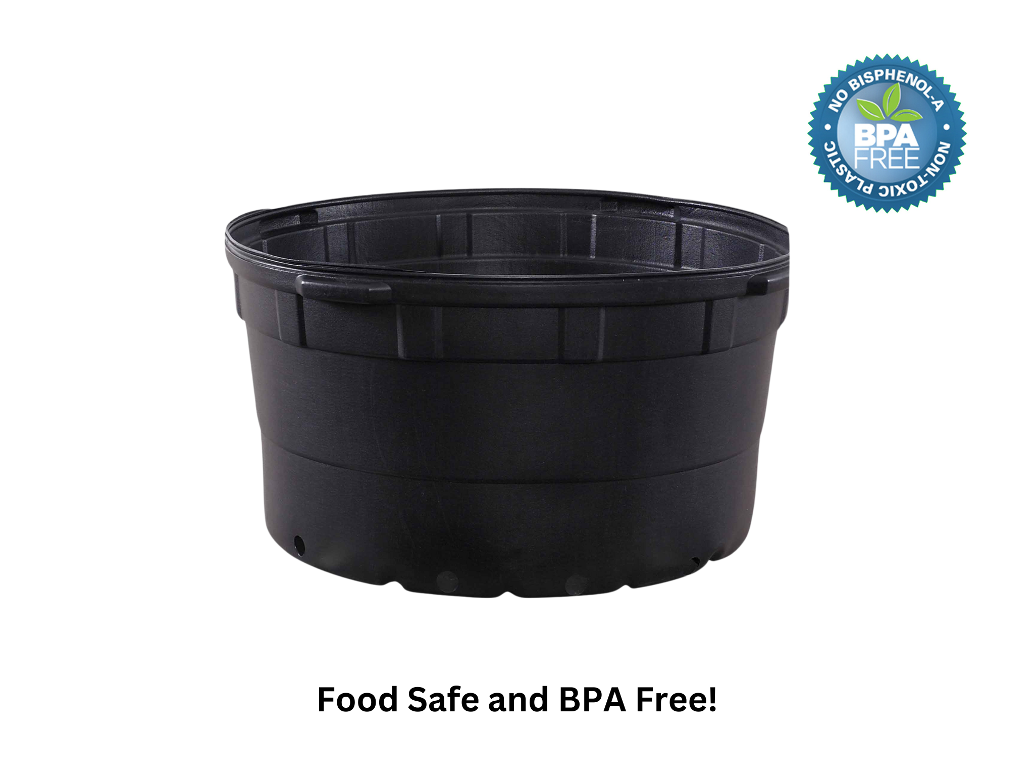 Viagrow 35 gal. 28 in. L x 28 in. W x 15 in. H Black Indoor/Outdoor Plastic Nursery Pot