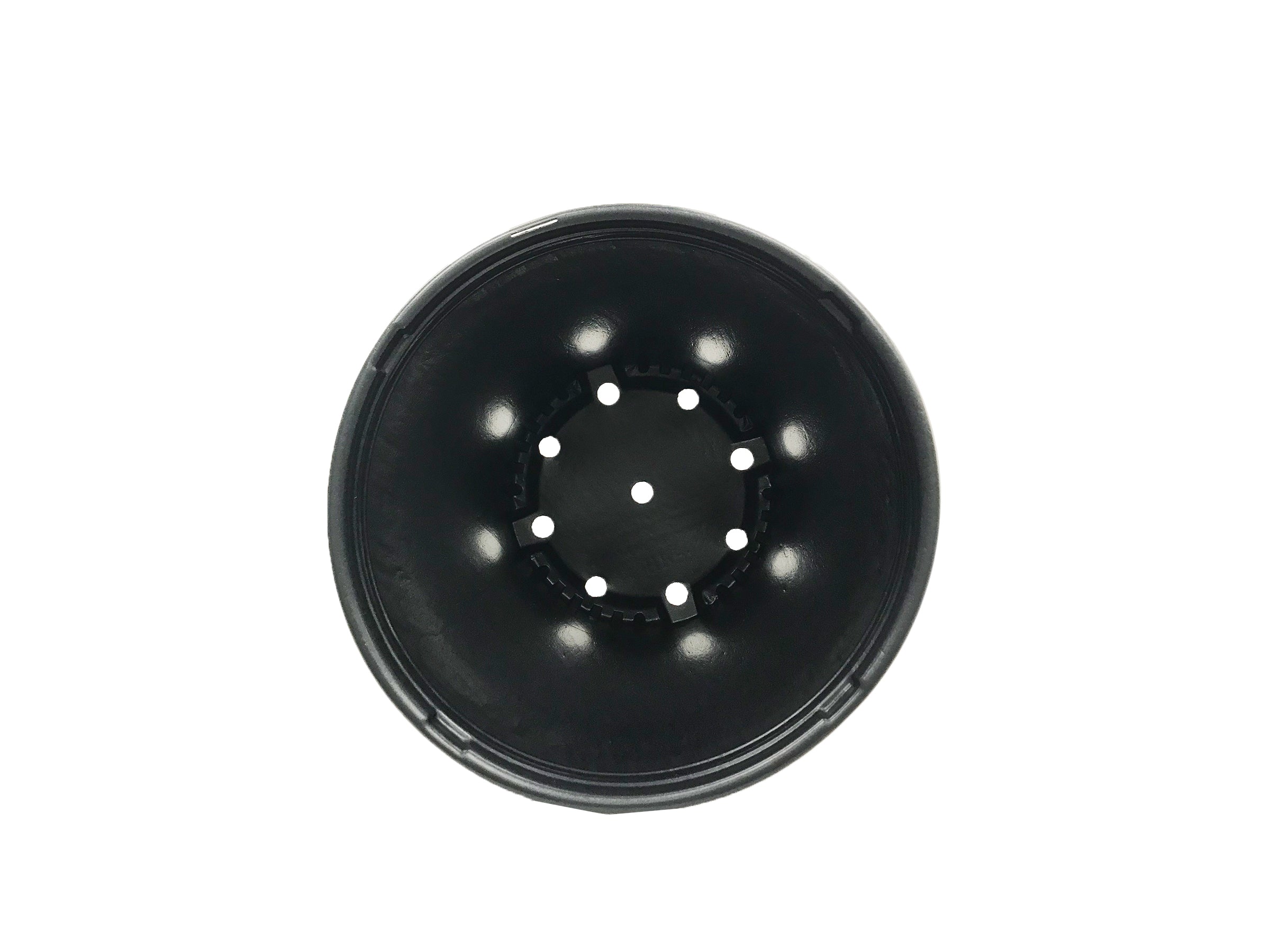 Viagrow 5 gal. Black Indoor/Outdoor Plastic Nursery Pot