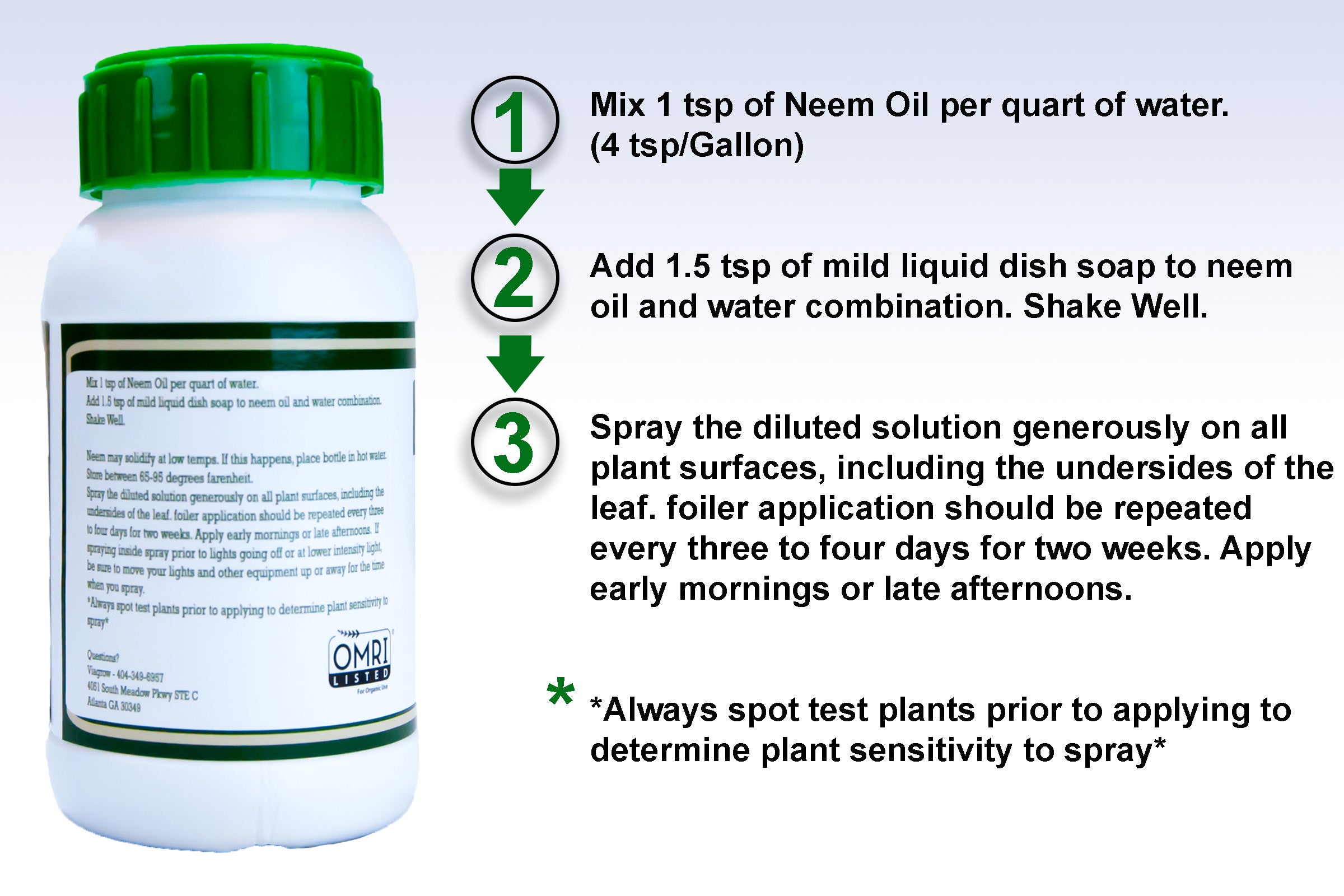 Viagrow 8 oz. Organic Cold Pressed Neem Oil