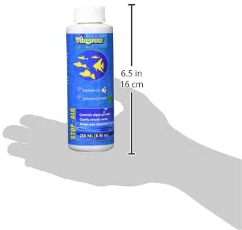 ViViagrow 8 oz. STOP-ALG Water Conditioner, Algae Control and Clarifier for Aquariums and Ponds
