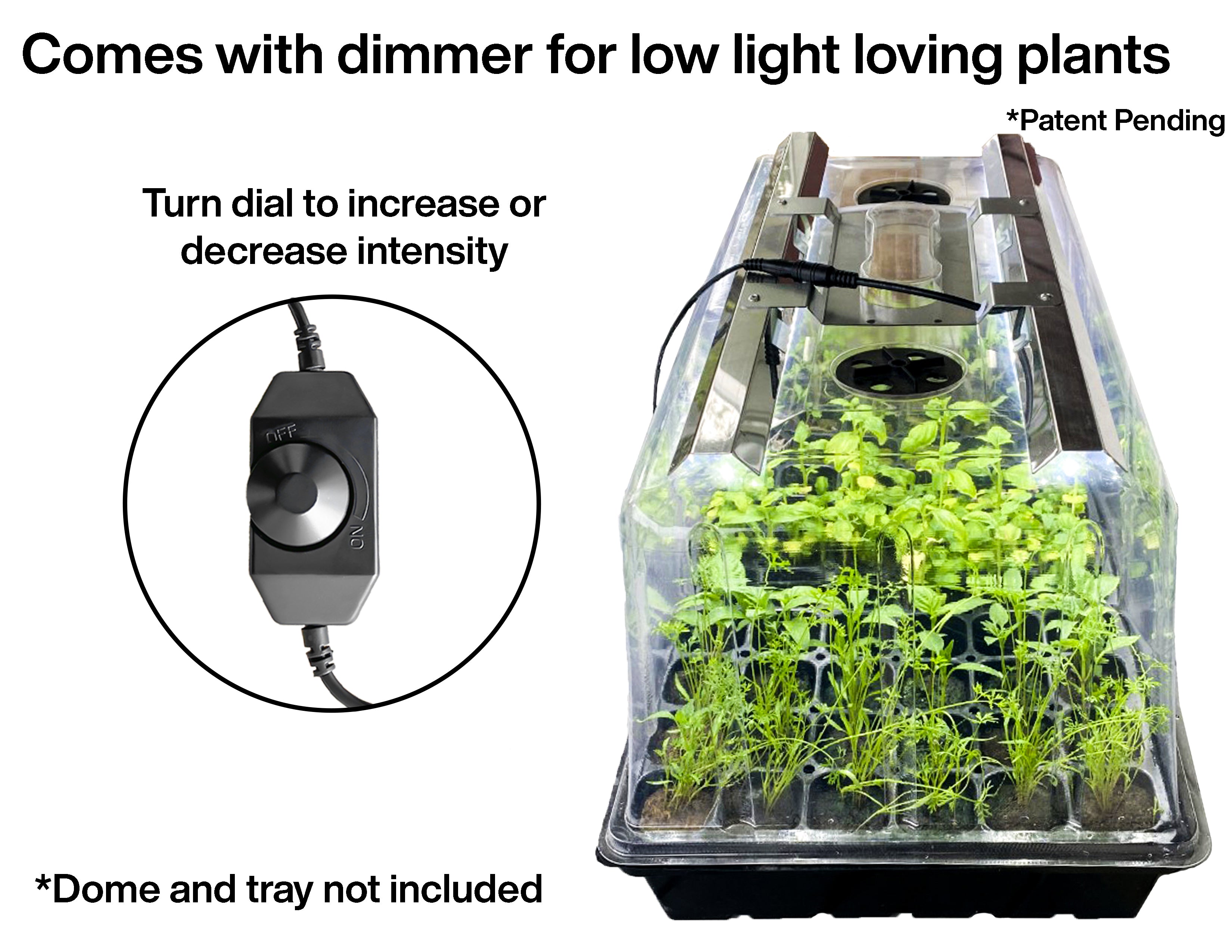 Viagrow 1020 Seedling Station LED, Full-Spectrum Grow Light for Germinating Seeds (Units)