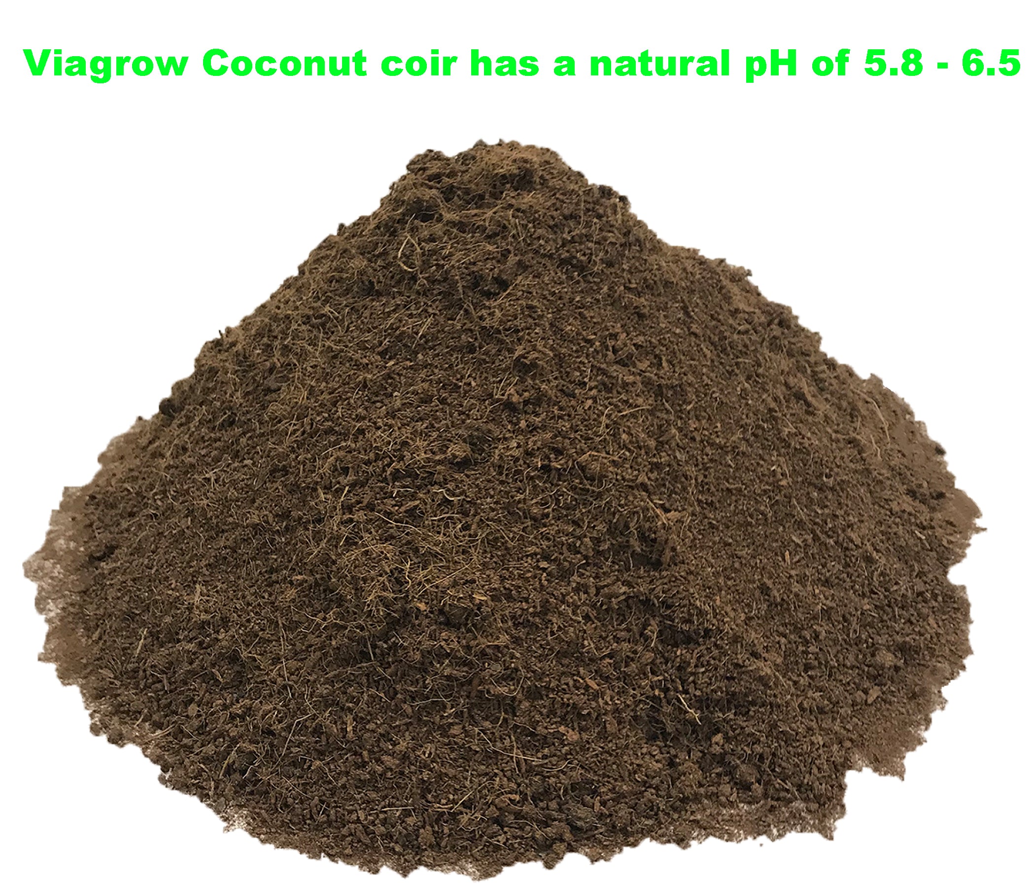 Viagrow 5 kg (11 lb.) OMRI Organic Compressed Coconut Coir Premium Grow Media 220-Pallet