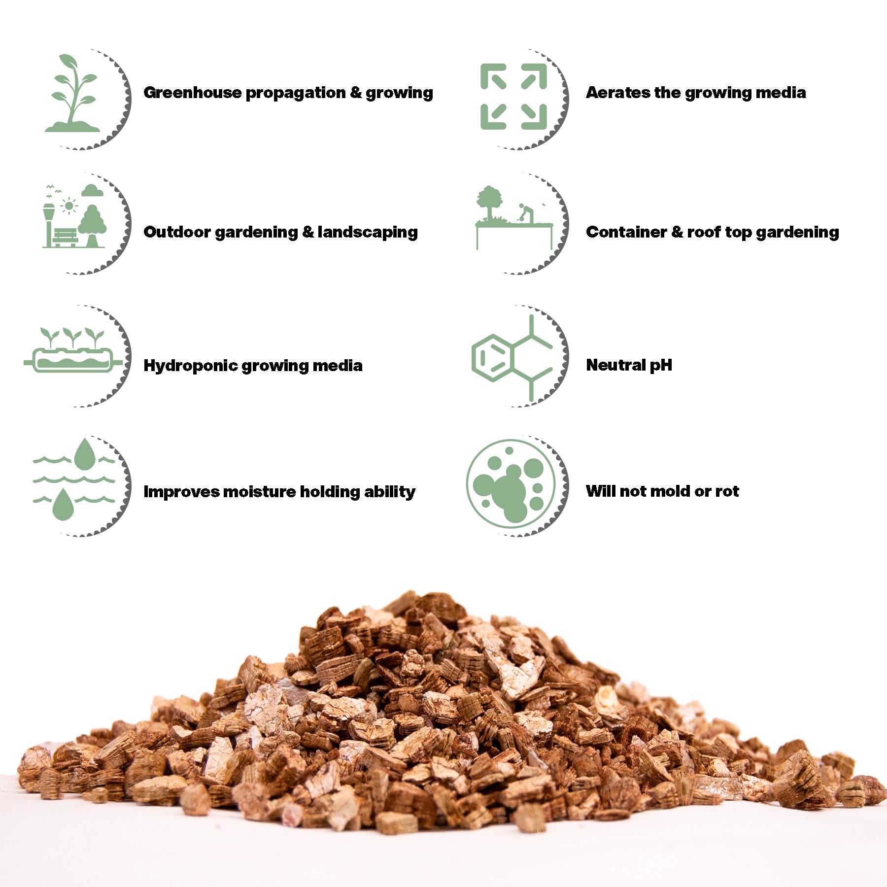 Viagrow 4 cu. ft. (127L) Coarse and Chunky Grade Vermiculite Natural Soil Amendment 30-Pallet