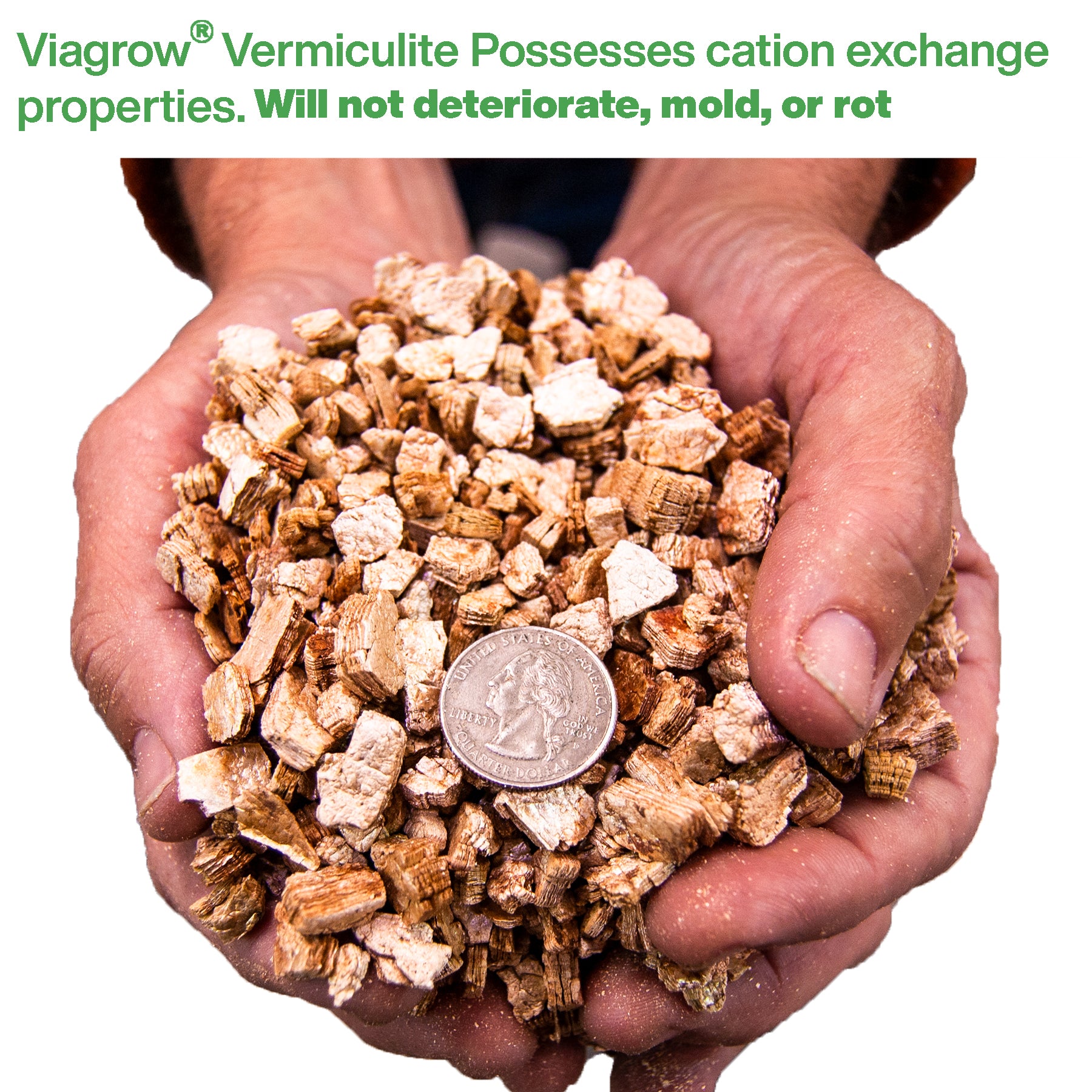 Viagrow 16 qt. (0.5 cu. ft.) Coarse and Chunky Grade Vermiculite Soil Amendment (Packs)