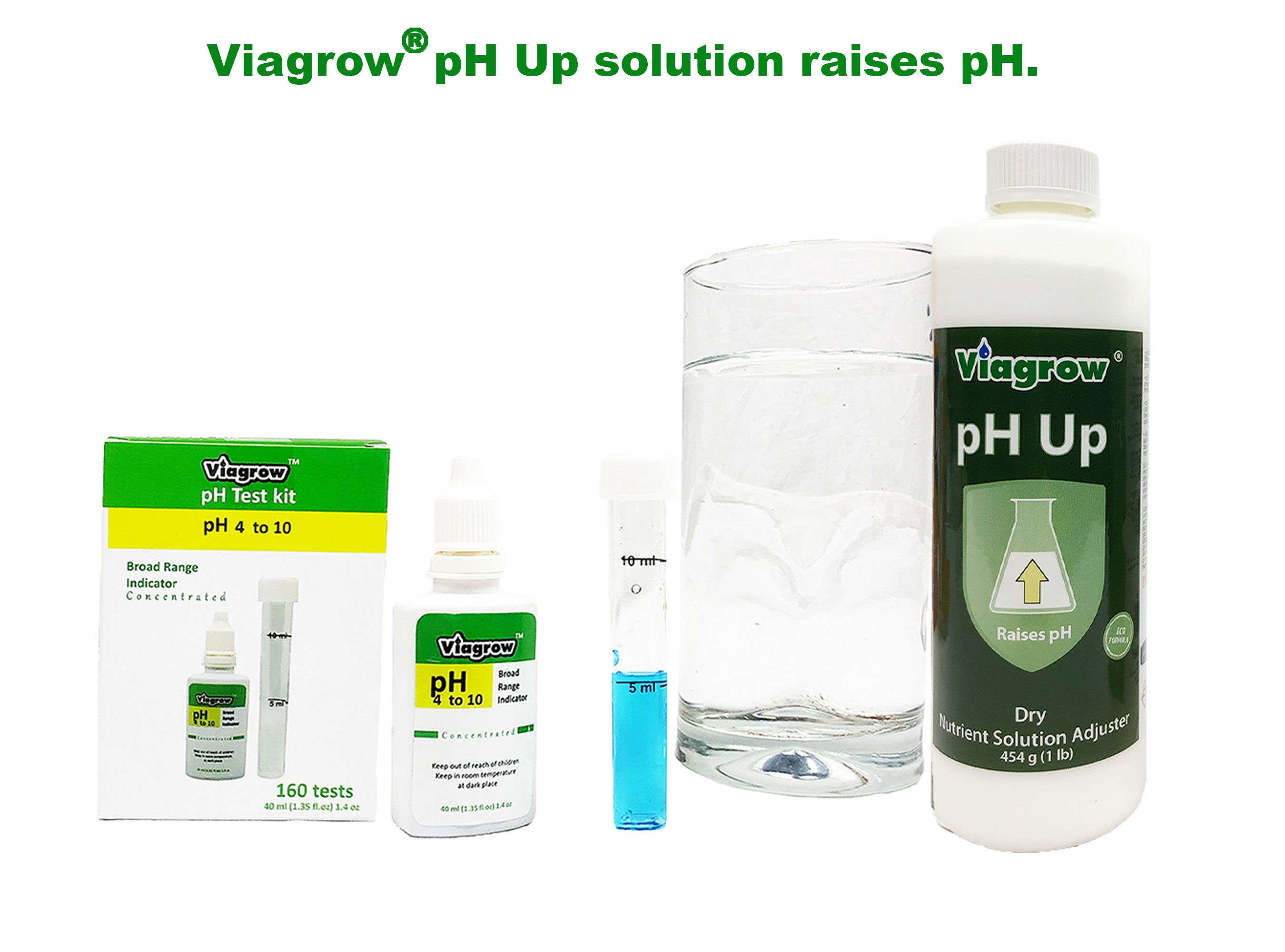 Viagrow Natural pH Up Adjusting Crystals 1 lb. Green Concentrate Application Type Nutrient Solution