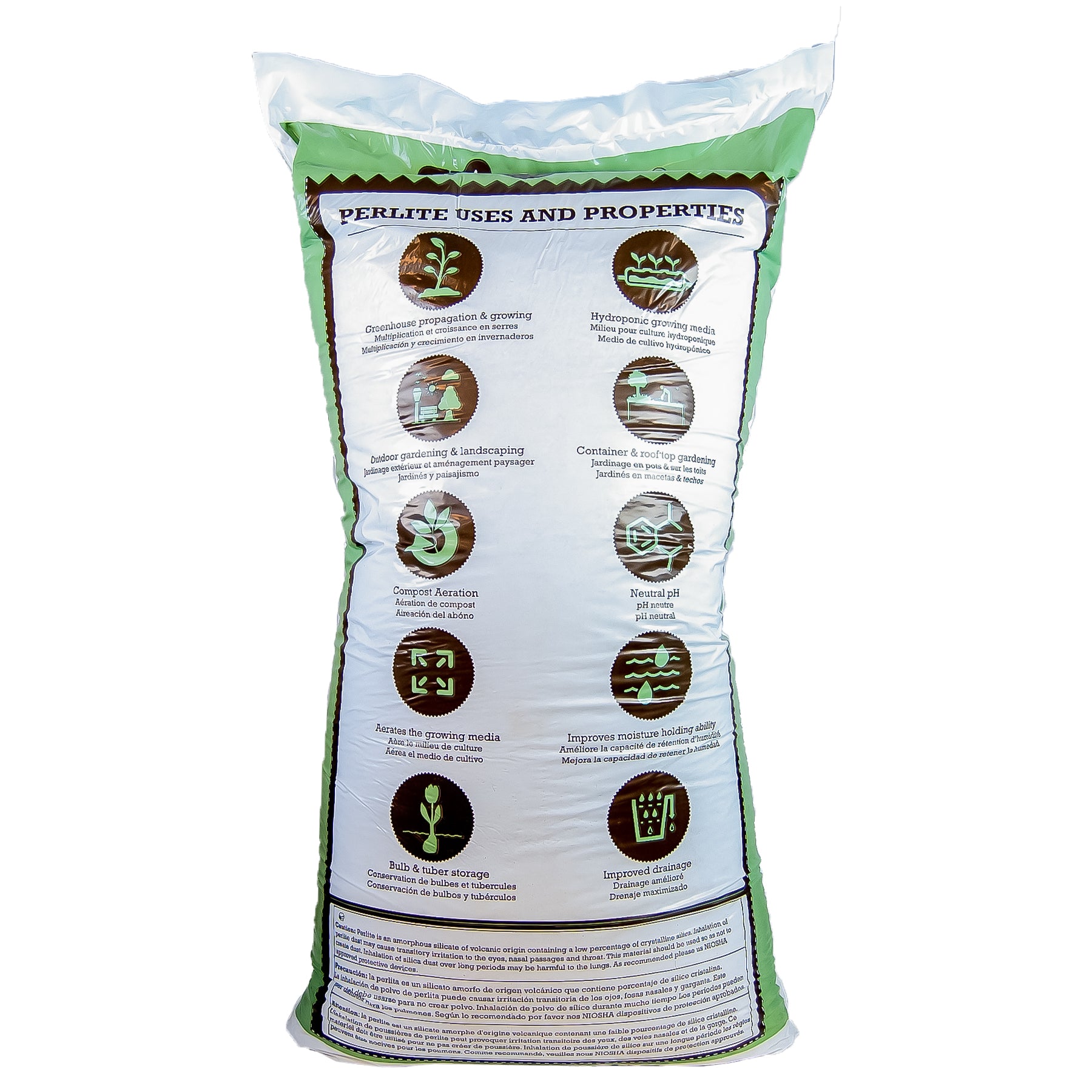 Viagrow Perlita grado grueso y grueso, 4 pies cúbicos, tarima, 30 bolsas