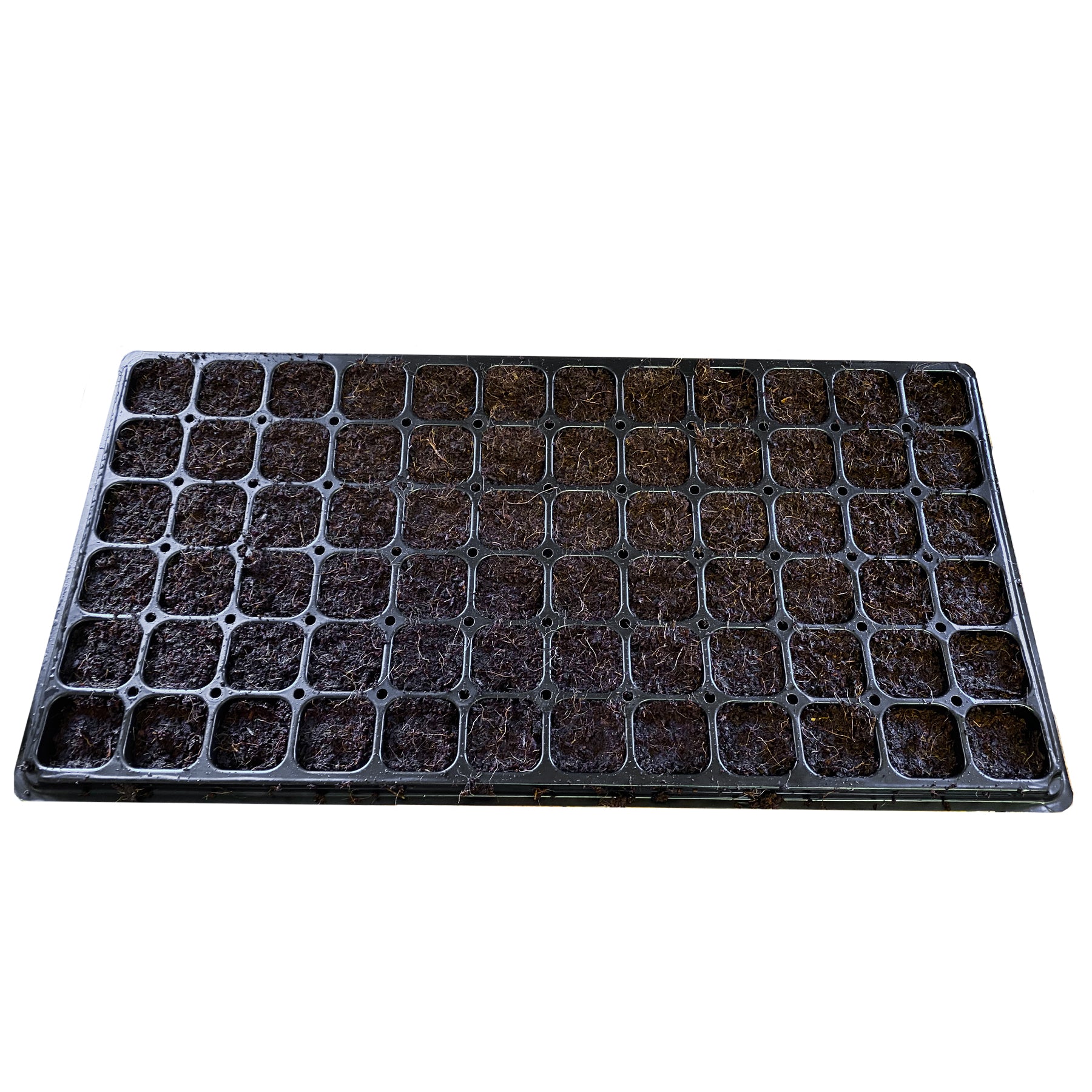 Viagrow Extra-Strength 10 in. x 20 in. Propagation Kit with 7 in. Tall Dome, 72-Cell Insert and Standard Flat Tray, and Premium Coco Coir Seedling Media (Packs)