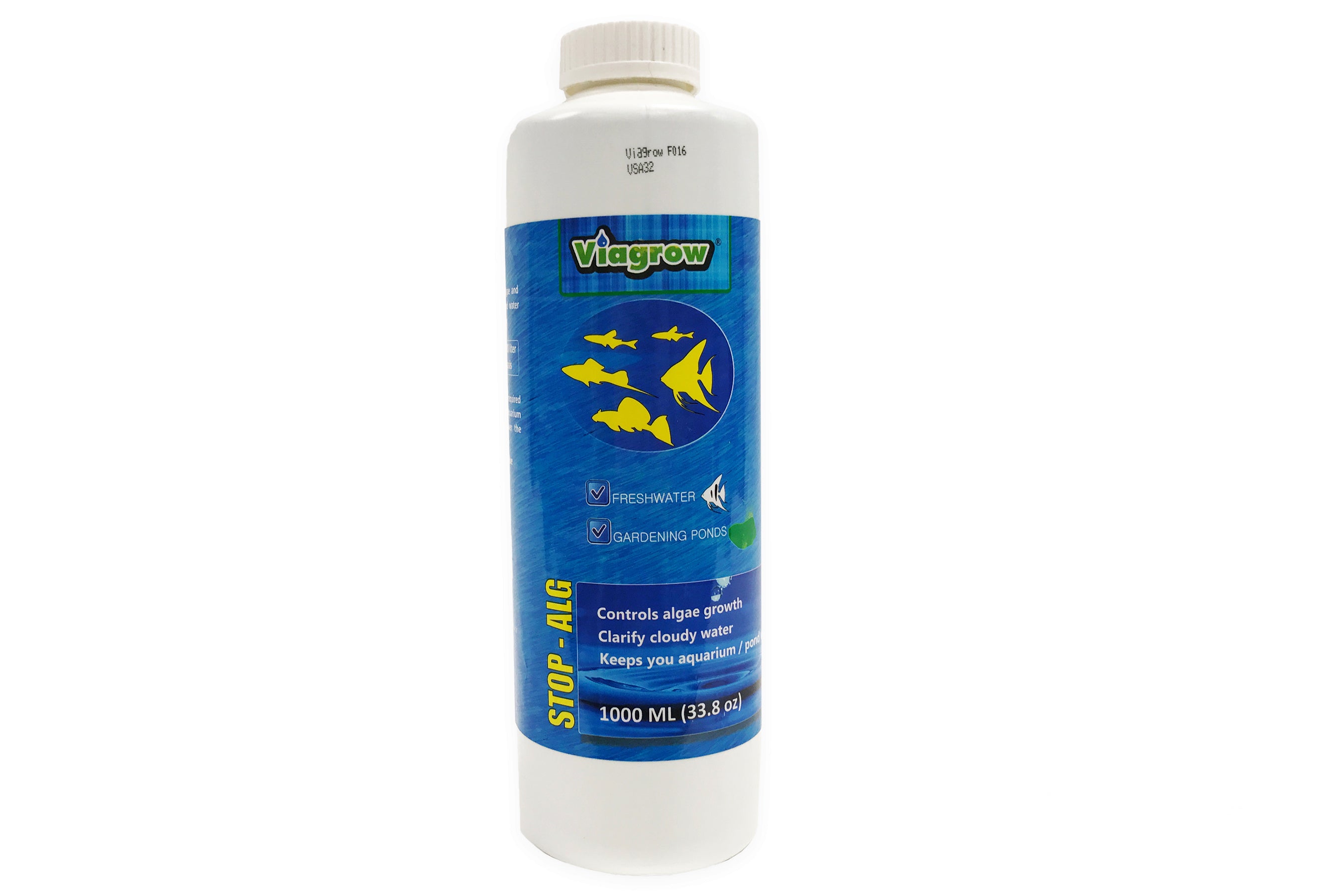 Viagrow 32 oz. STOP-ALG Water Conditioner, Algae Control and Clarifier for Aquariums and Ponds