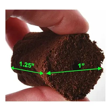 Viagrow 100pc Super Plug Seed Starters Brown Indoor/Outdoor Growing Medium