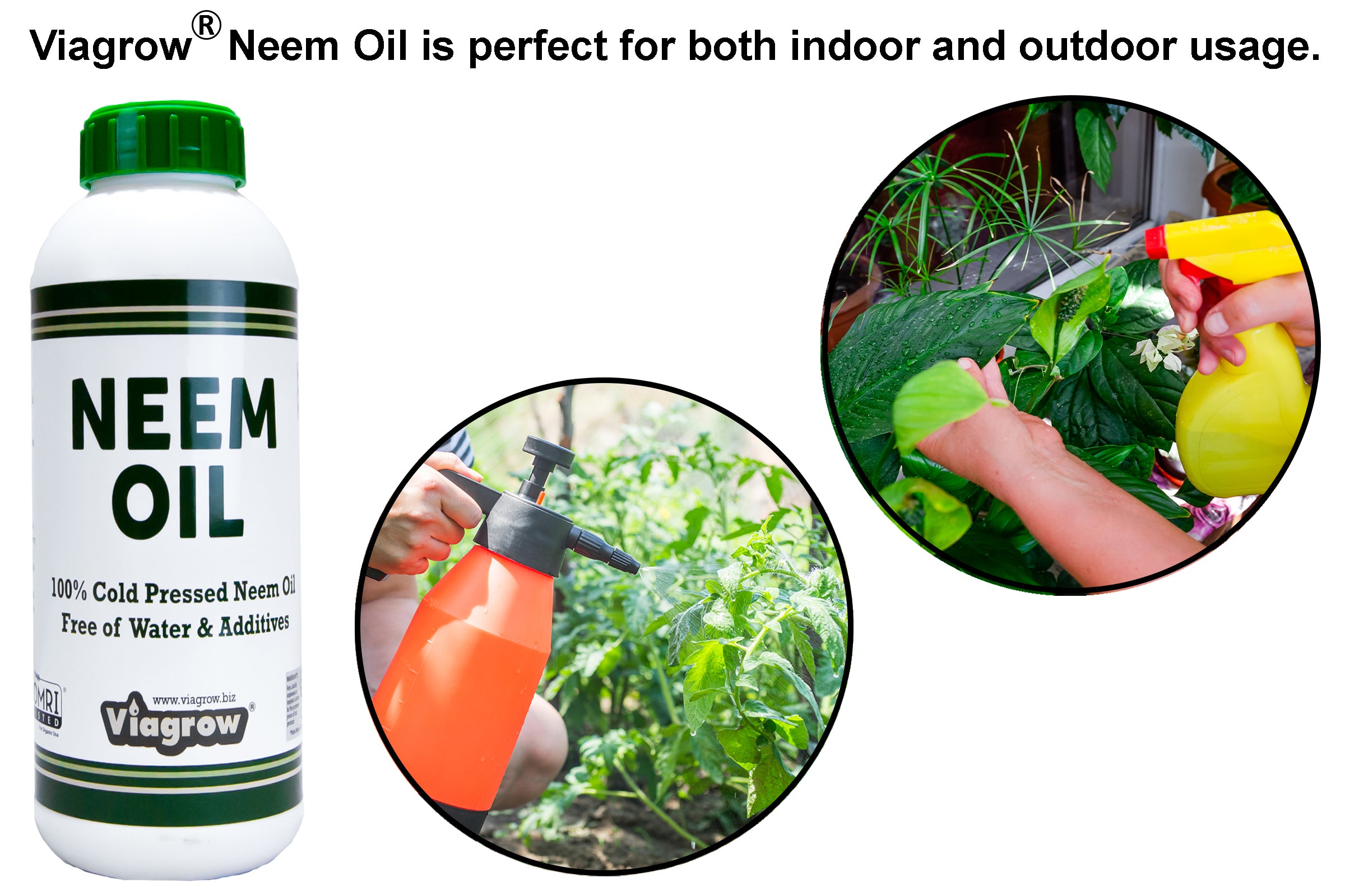 Viagrow 32 oz. Organic Cold Pressed Neem Oil Seed Extract