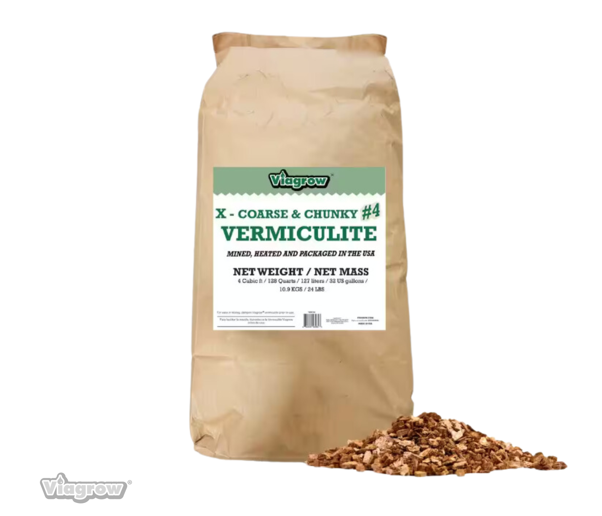 Viagrow 4CU.FT. Vermiculite, Course and Chunky