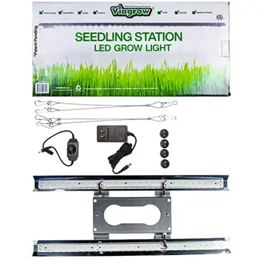 Viagrow 1020 Seedling Station LED, Full-Spectrum Grow Light for Germinating Seeds