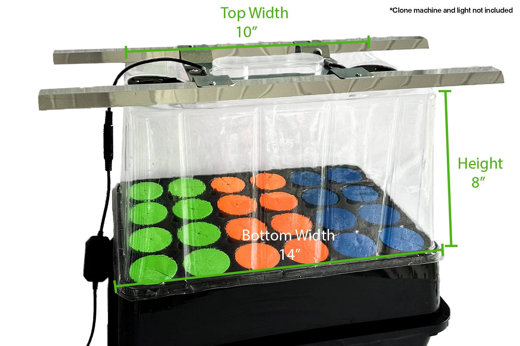 Viagrow Clone Machine Humidity Dome, Humidity Dome for VCLN24