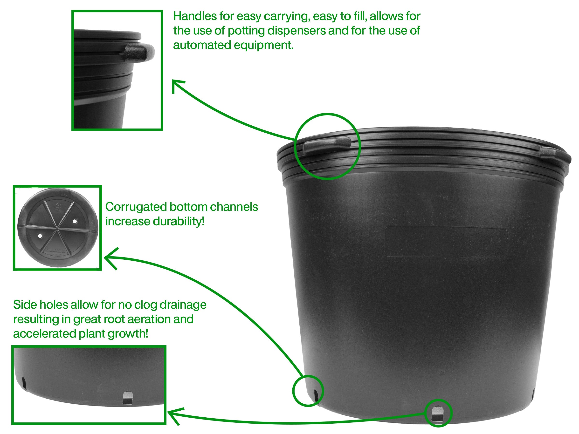 Viagrow 20 Gallon Nursery Pot