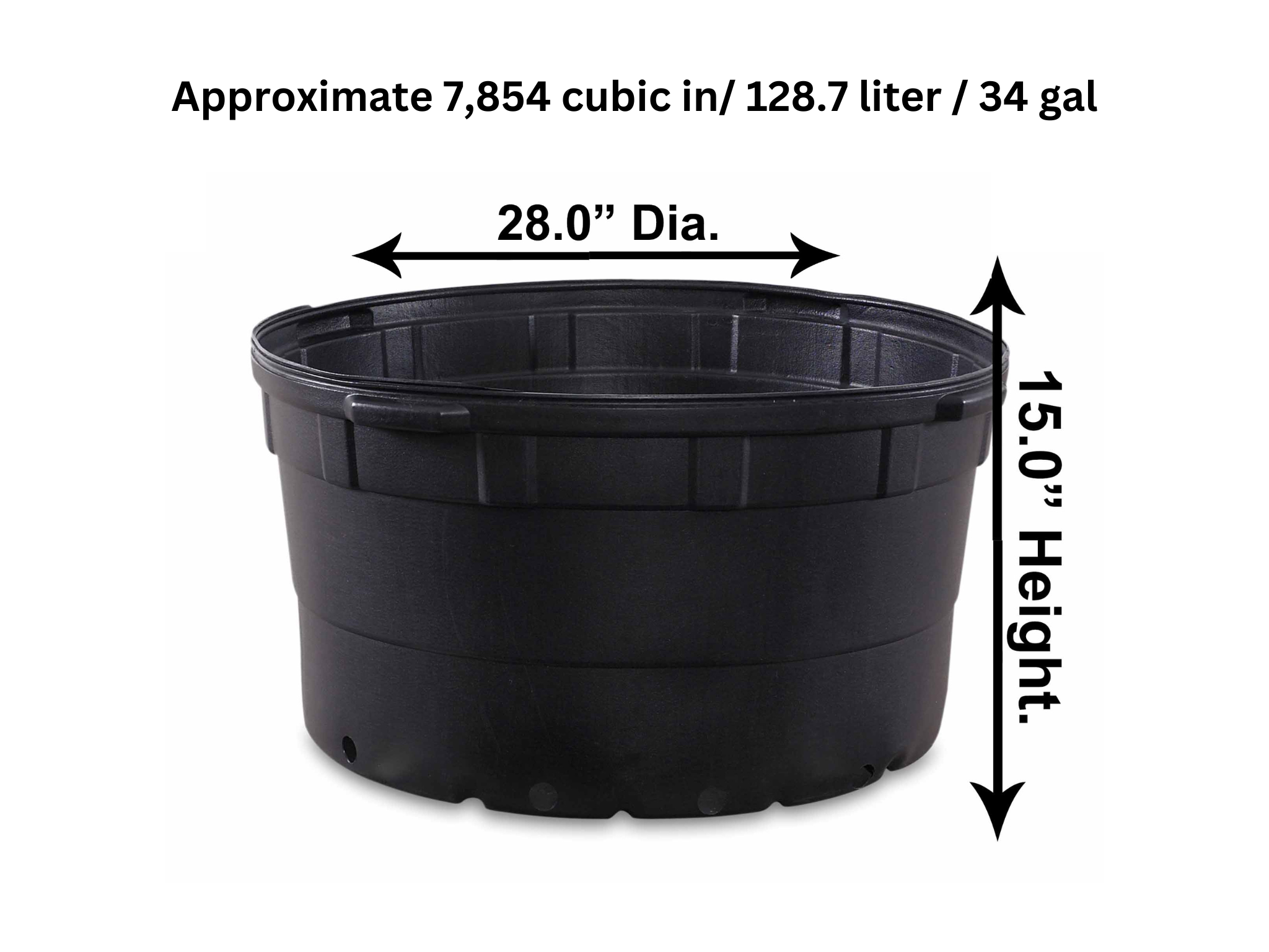 Viagrow 35 Gallon Nursery Pot Pallet (Pallet of 55)