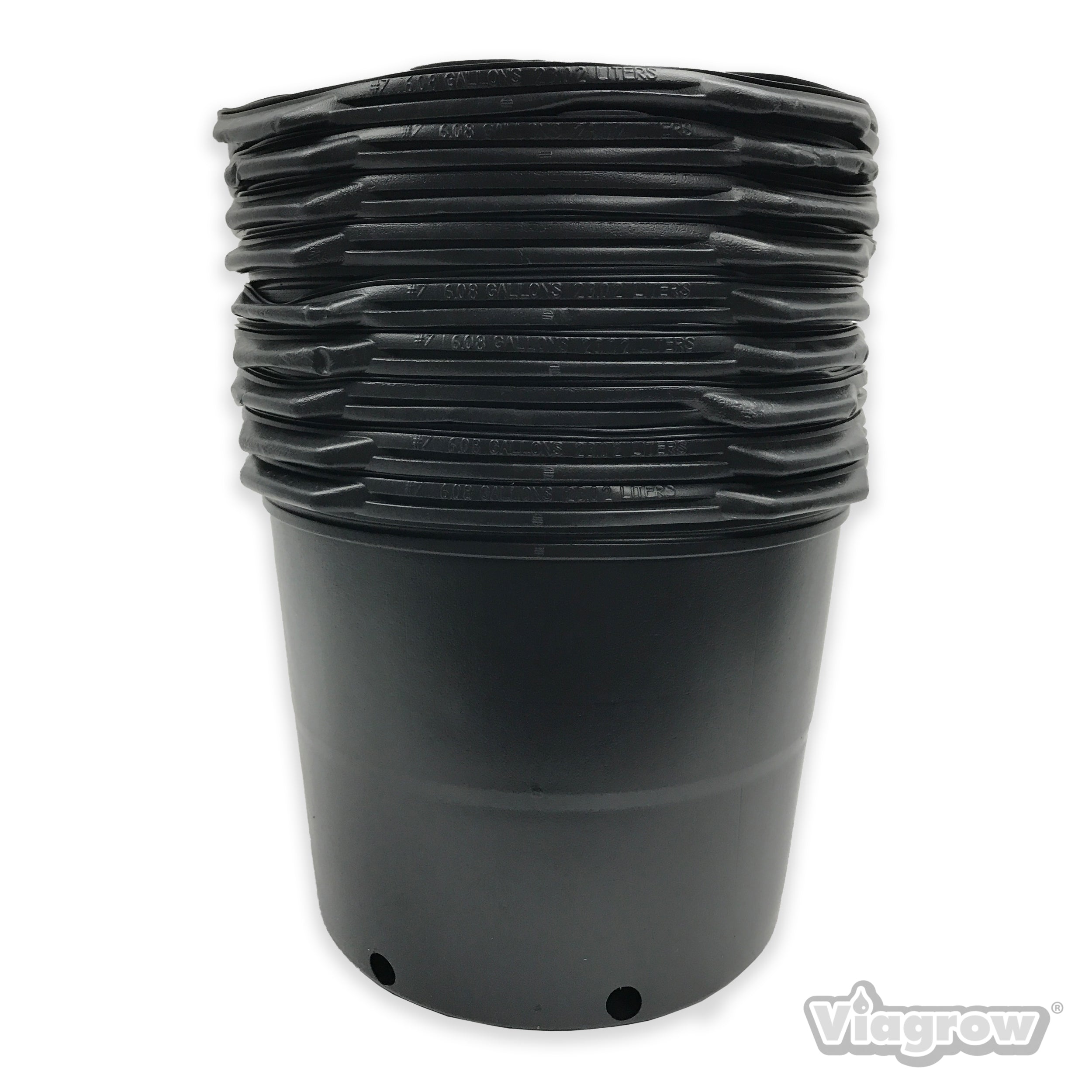 Viagrow 7 Gallon Nursery Pot (Per Pack)