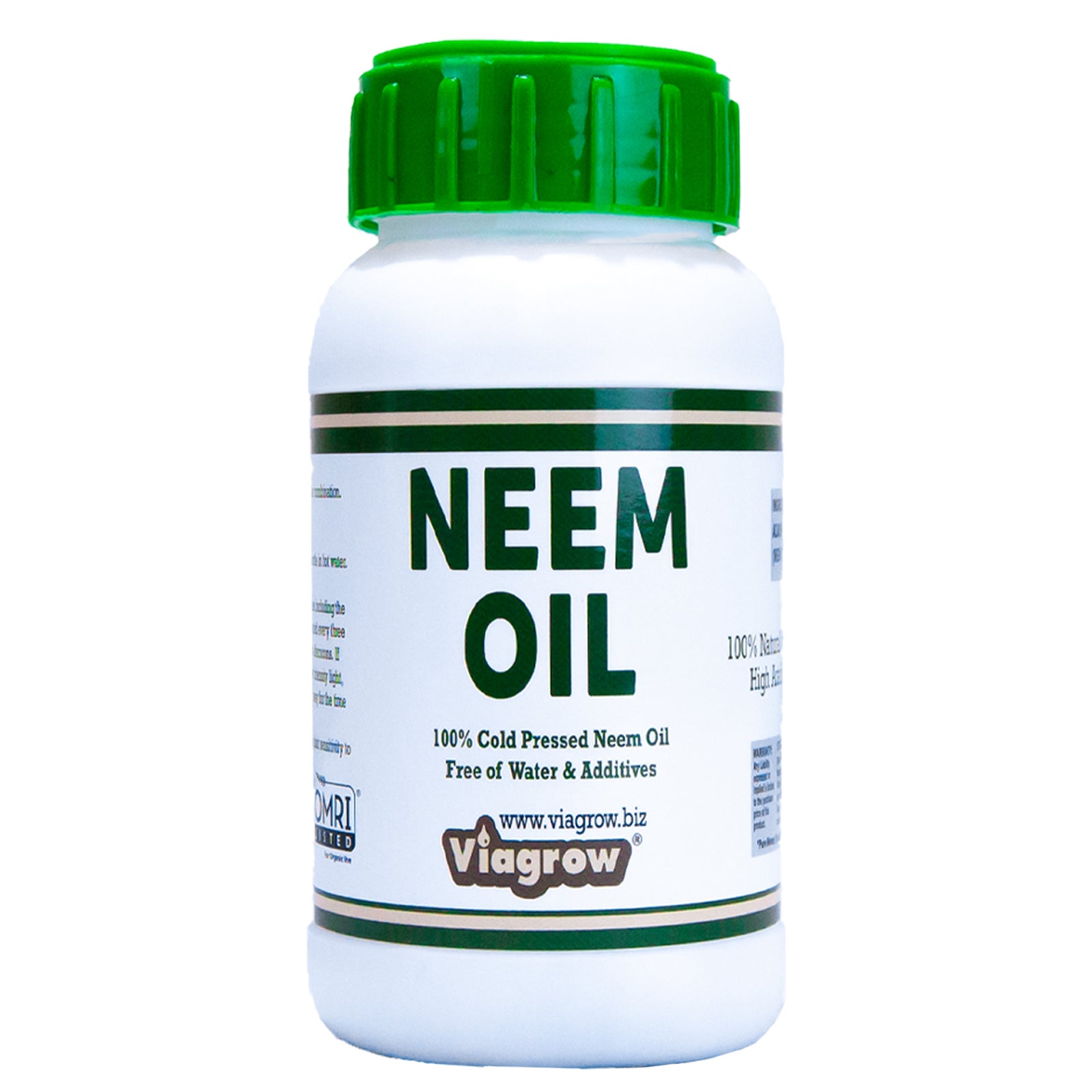 Viagrow 8 oz. Organic Cold Pressed Neem Oil Seed Extract Natural Plant Protection (Packs)