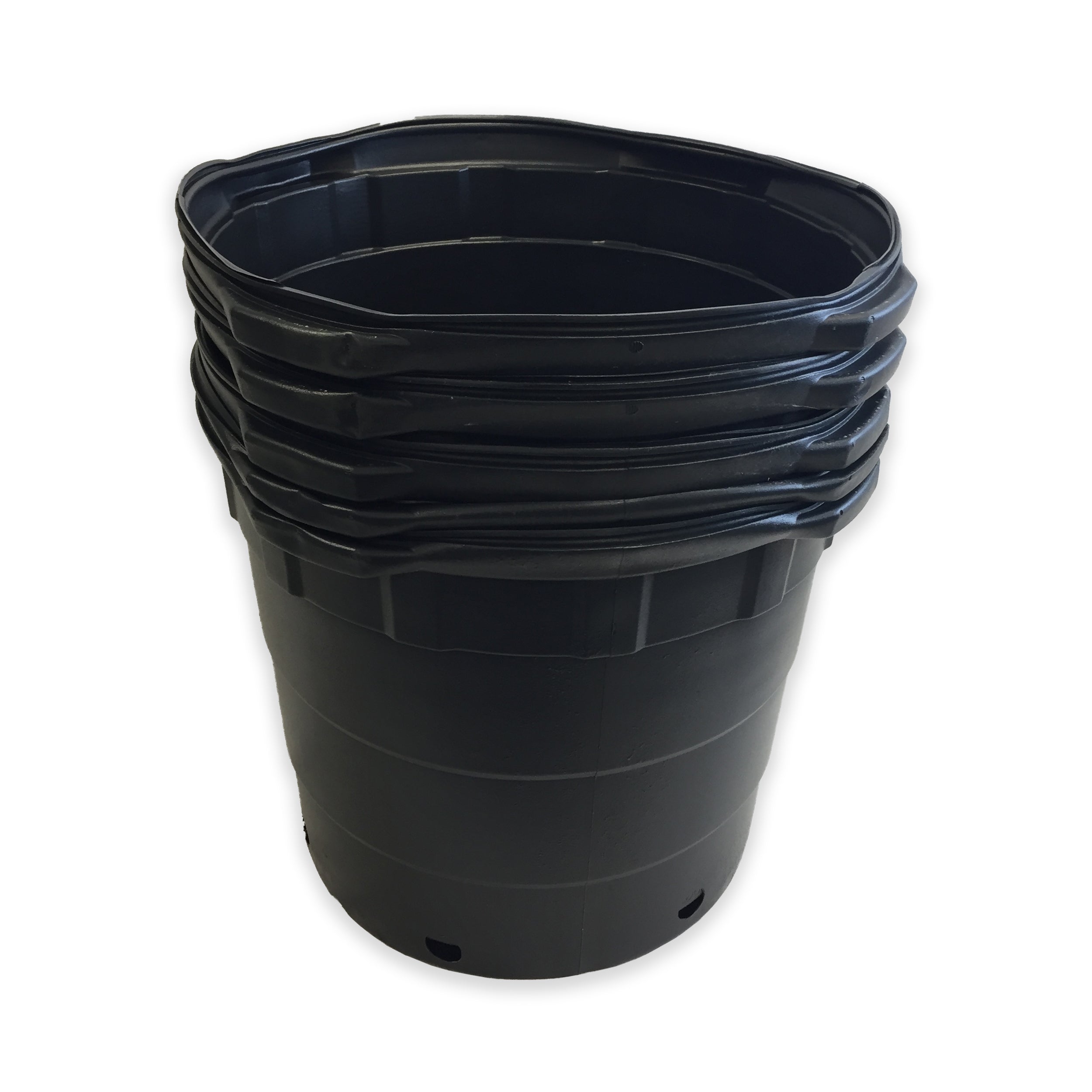 Viagrow 10 gal. Black Indoor/Outdoor Plastic Nursery Pot 