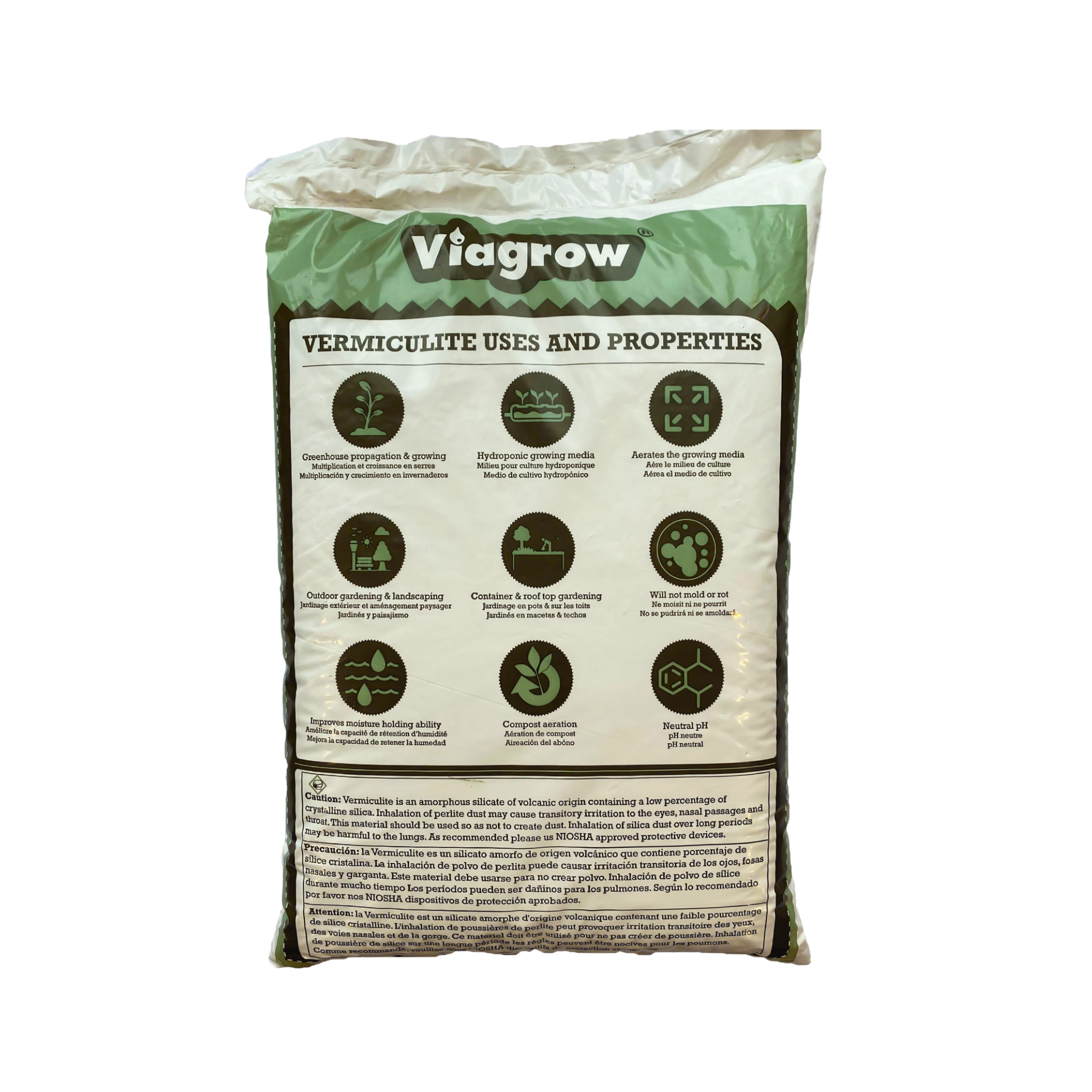 Viagrow 1 cu. ft. Horticultural Vermiculite Natural Soil Amendment