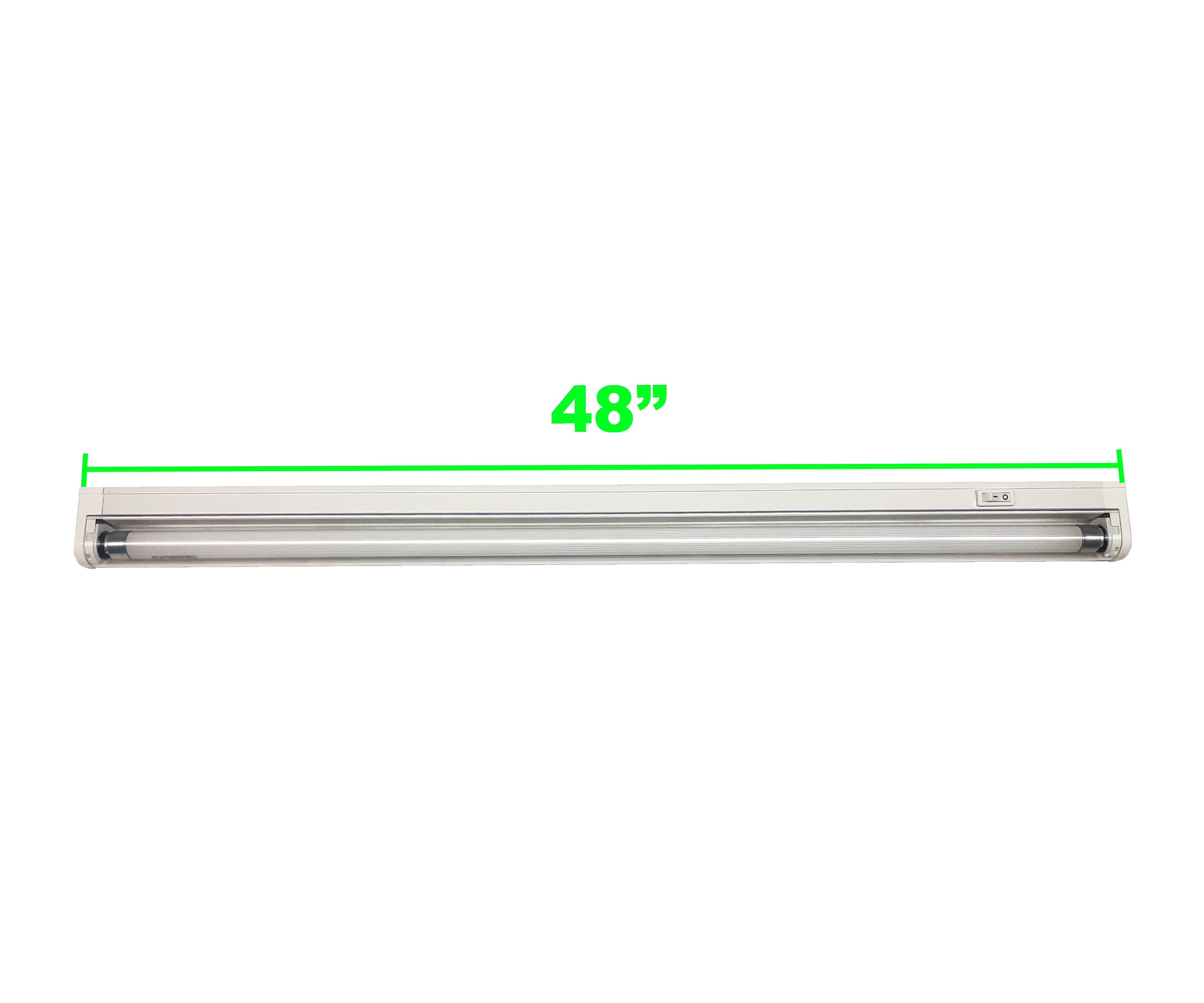 ViaVolt 1 ft. T5 High 1-Bulb Output Fluorescent Grow Light Fixture