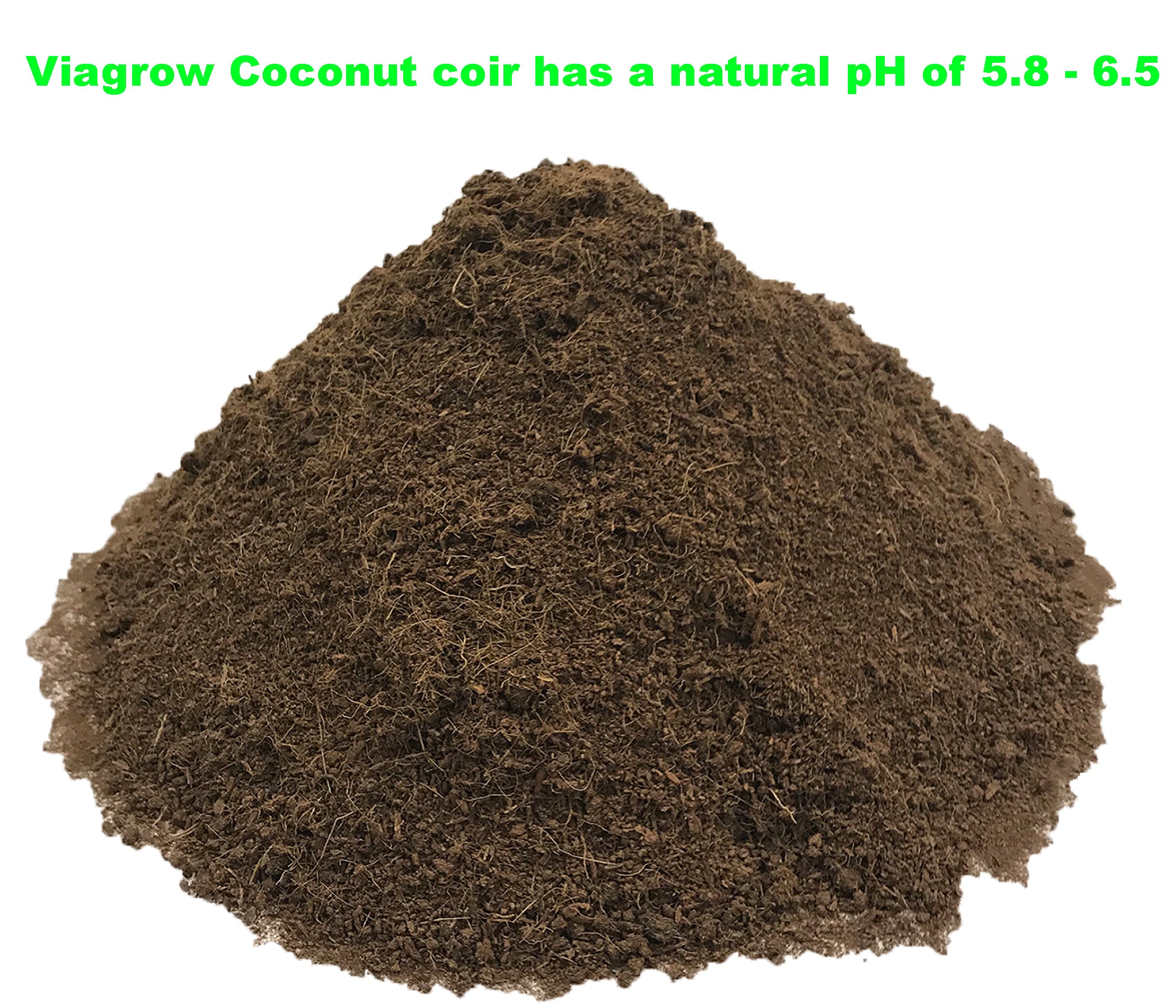 ViaGrow 11 lb. Bloc de fibre de coco en fibre de coco sans sol (palette de 222 briques)