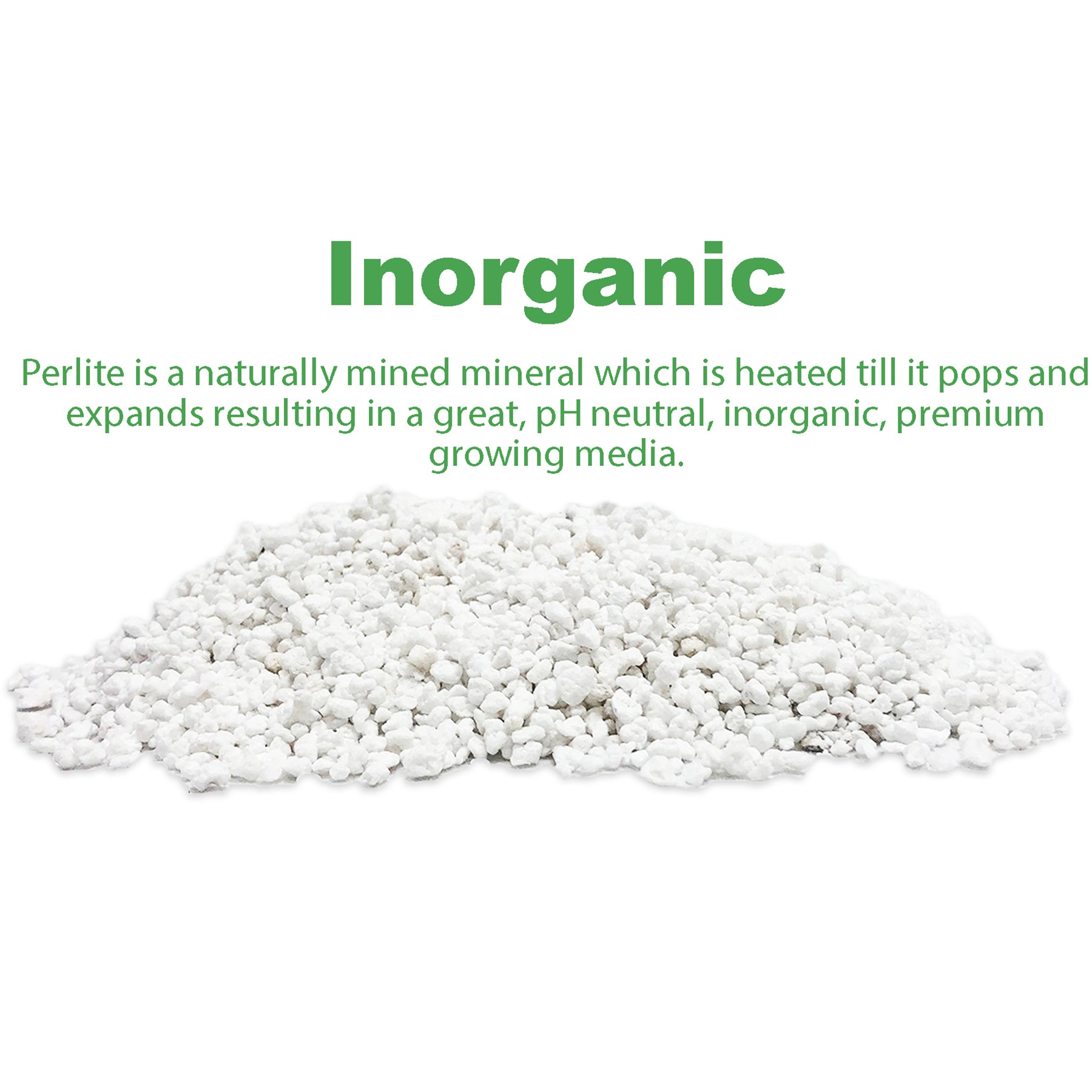 Viagrow 1CF Perlite+1CF Vermiculite+5KG Coco Coir, Makes 128 Quarts / 32 Gal / 4.4CF