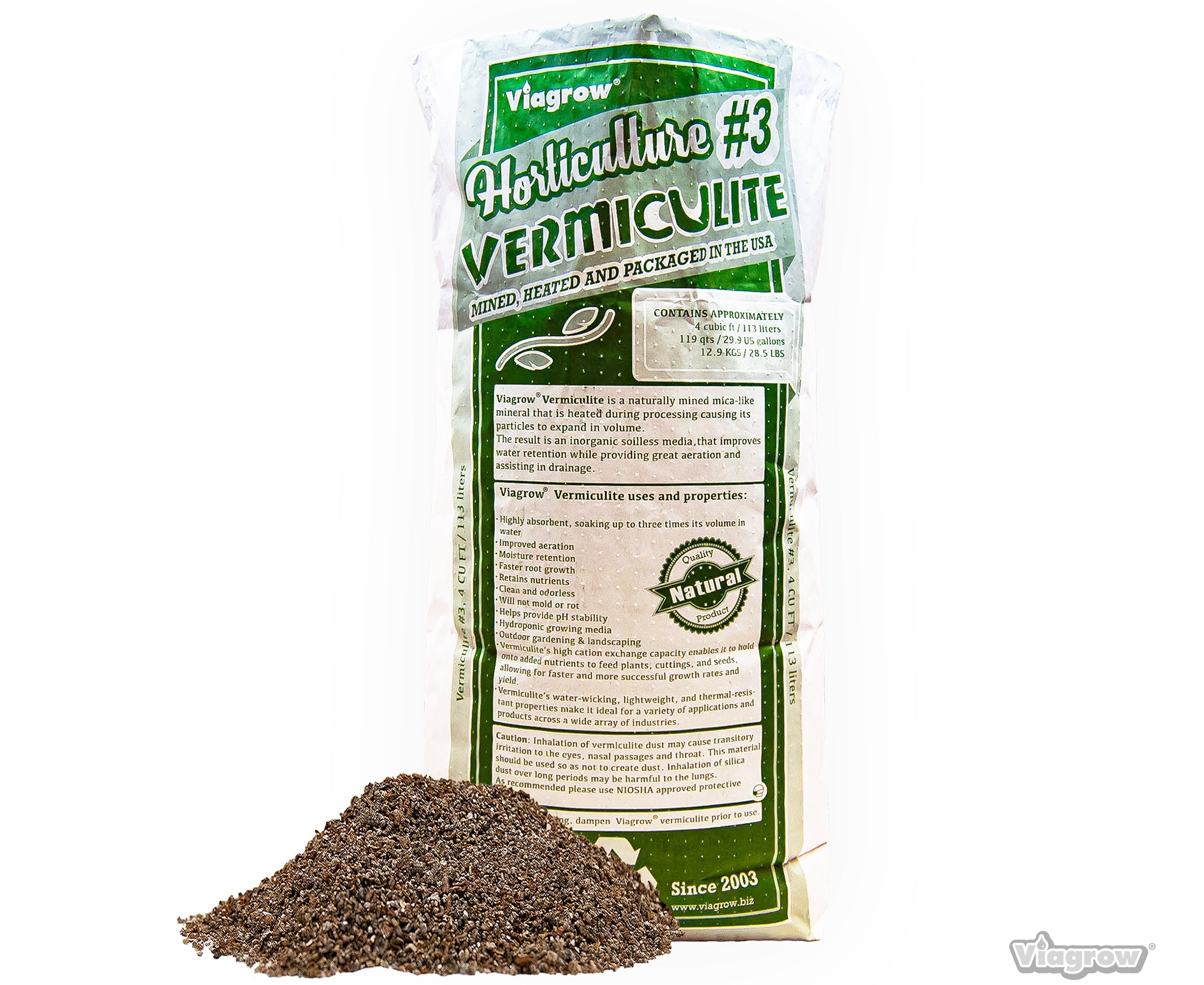 Viagrow 4CU.FT Horticultural Vermiculite