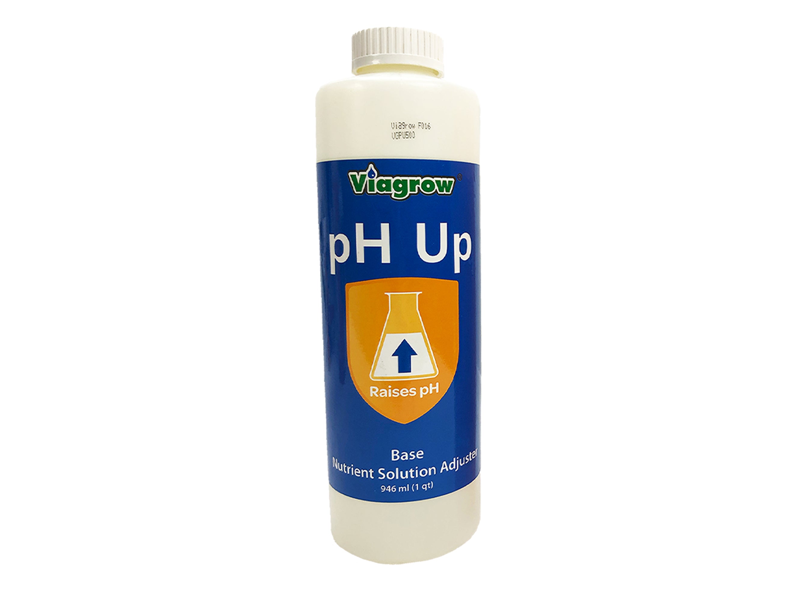 Viagrow 1QT. pH Up Liquid Nutrient Adjusting Solution - Base (Case of 20)