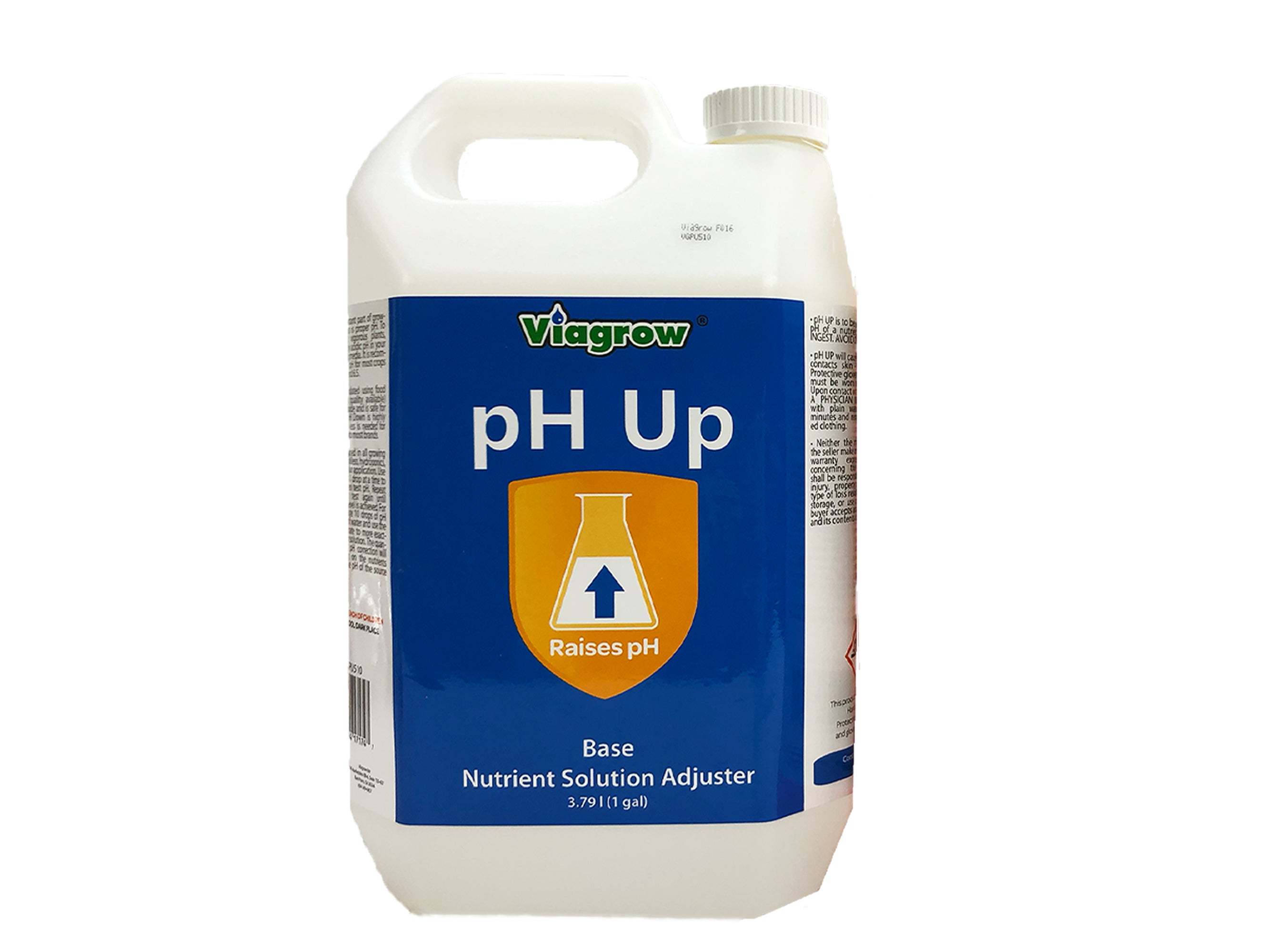 Viagrow 1 gal. pH Liquid Up (base), 6 galones por caja