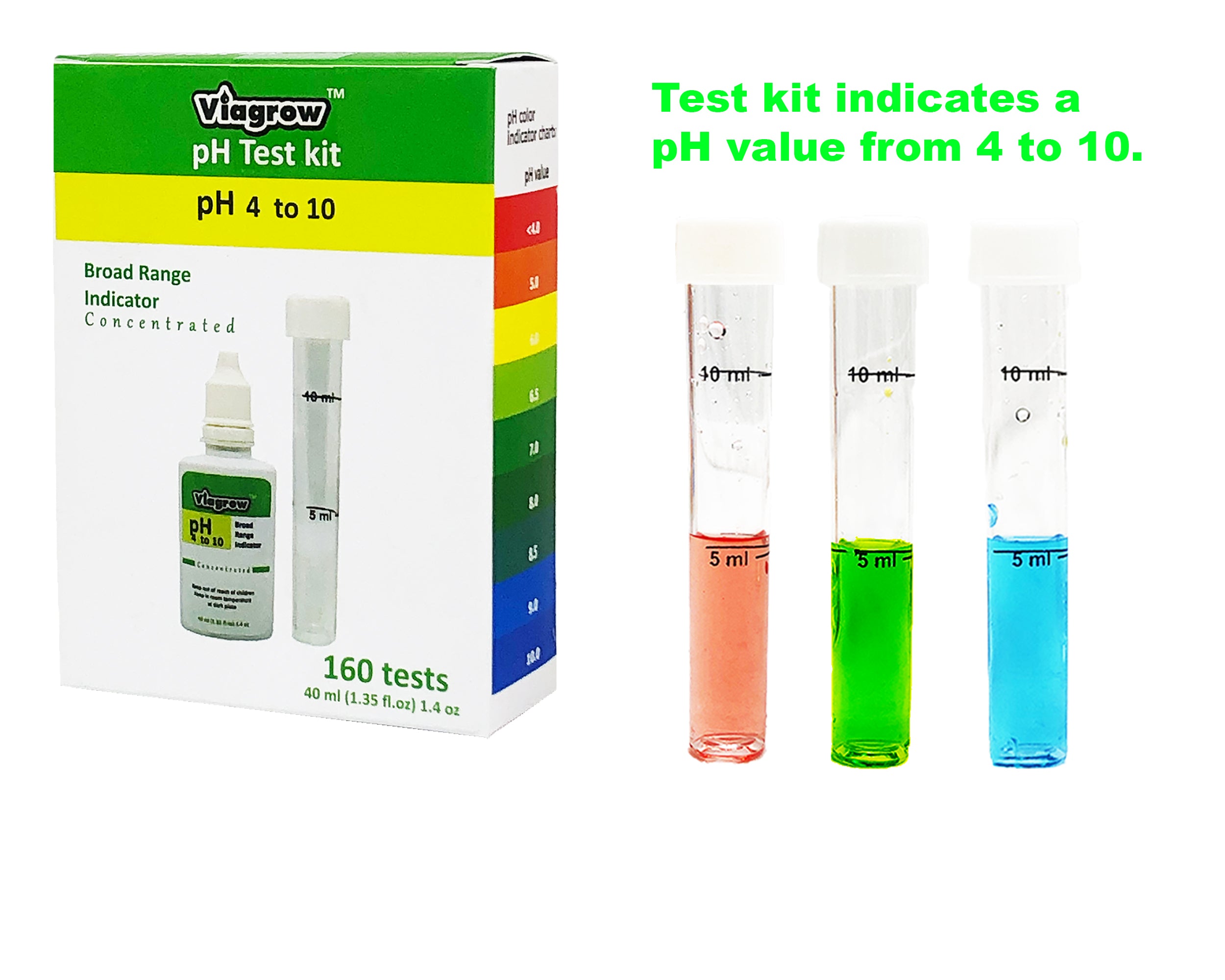 Viagrow pH Up and Down Control and Testing Kit