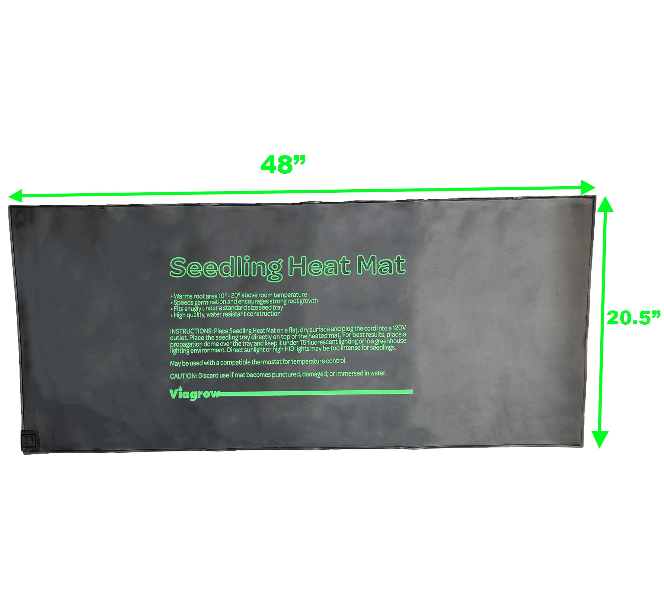 Viagrow 20.5" x 48" Seedling Heat Mat (EA)