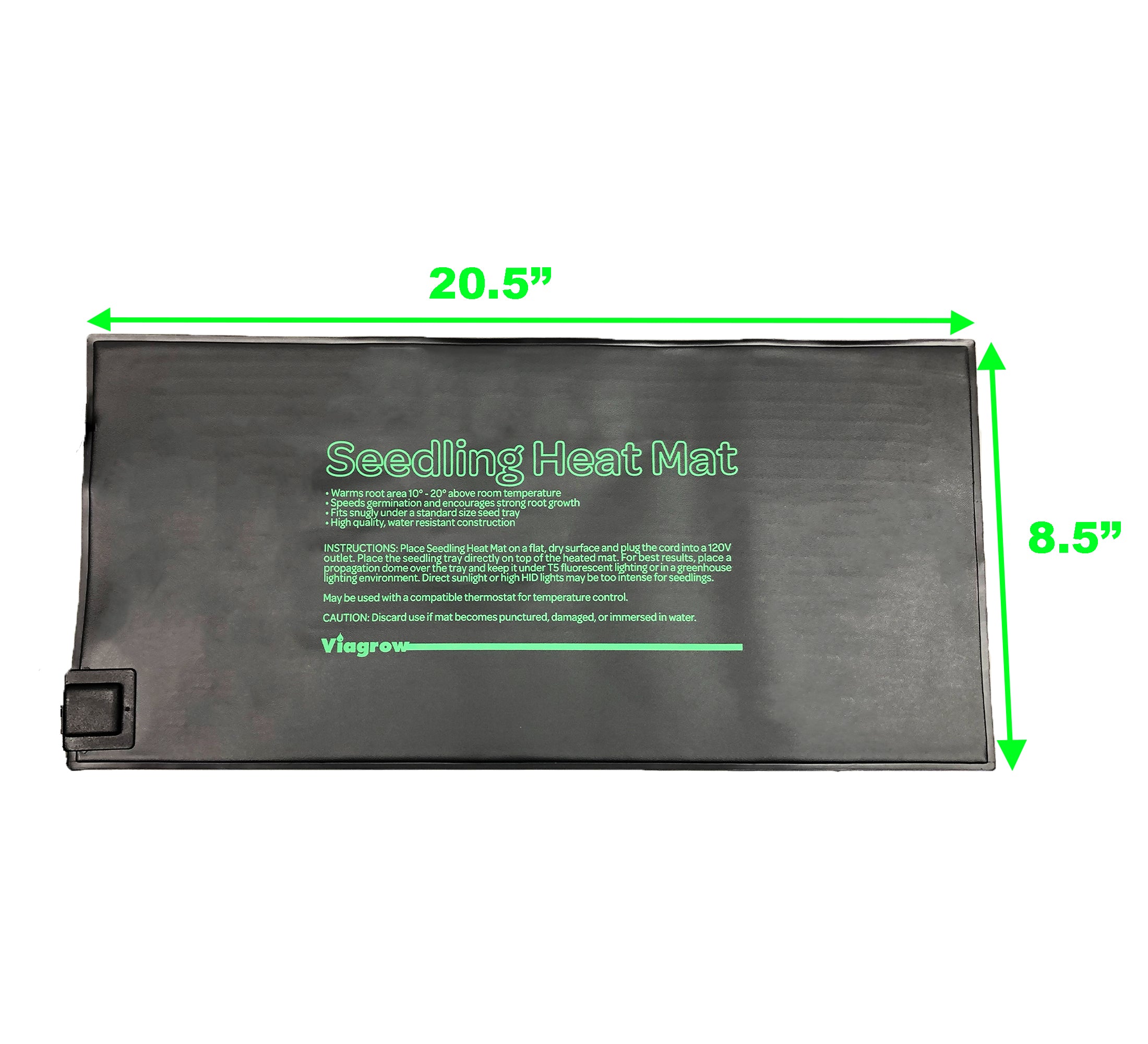 Viagrow 20.5" x 8.5" Seedling Heat Mat