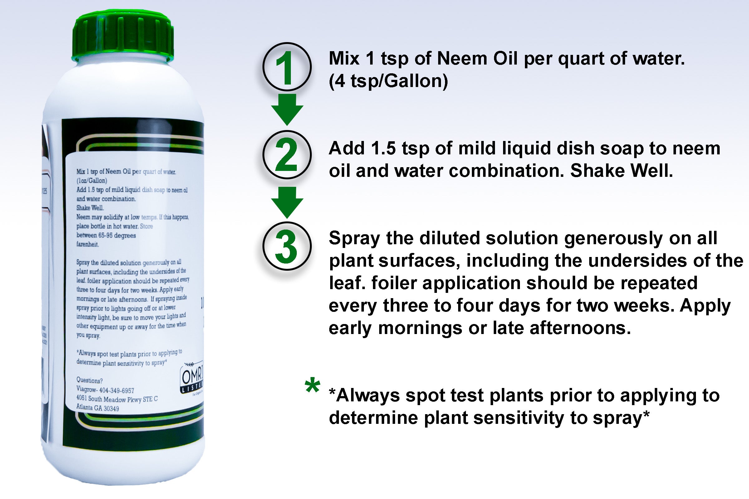 Viagrow 32 oz. Organic Cold Pressed Neem Oil Seed Extract