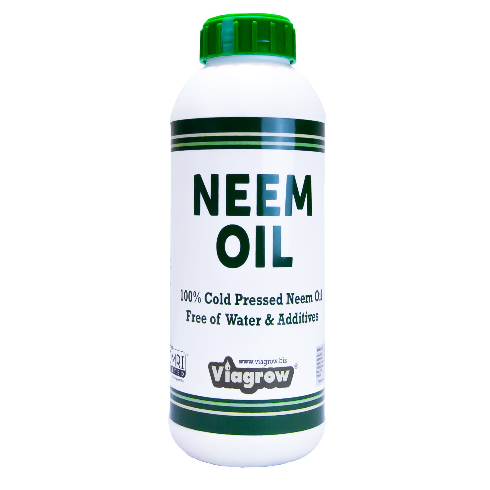 Viagrow 32 oz. Organic Cold Pressed Neem Oil Seed Extract Natural Plant Protection