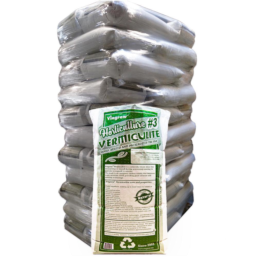 Viagrow 4 cu. ft./29.9 Gal./113 l Vermiculita hortícola (paquete de 33)